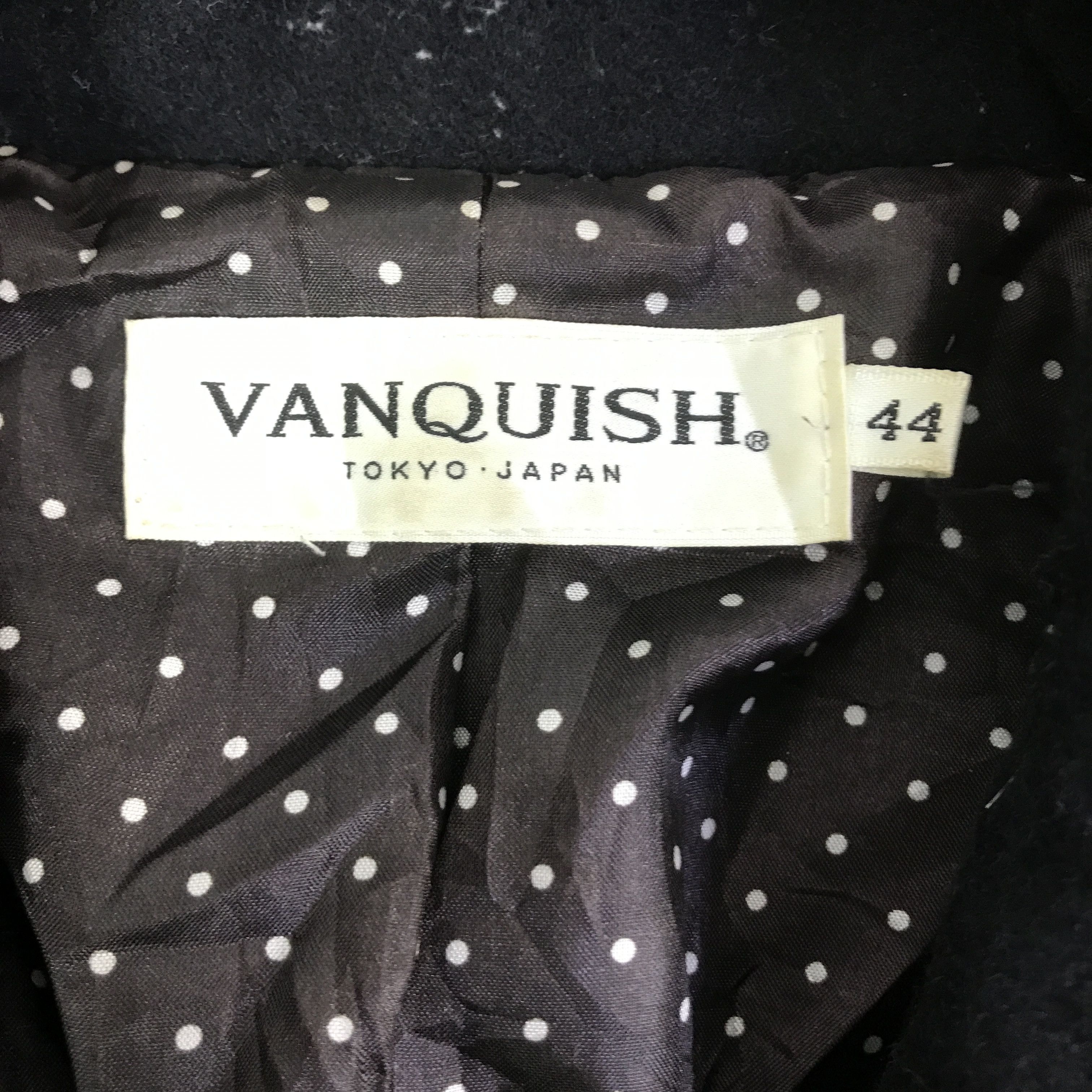 Vanquish vanquish wool double brested button jacket K100B1 Size US M / EU 48-50 / 2 - 9 Thumbnail
