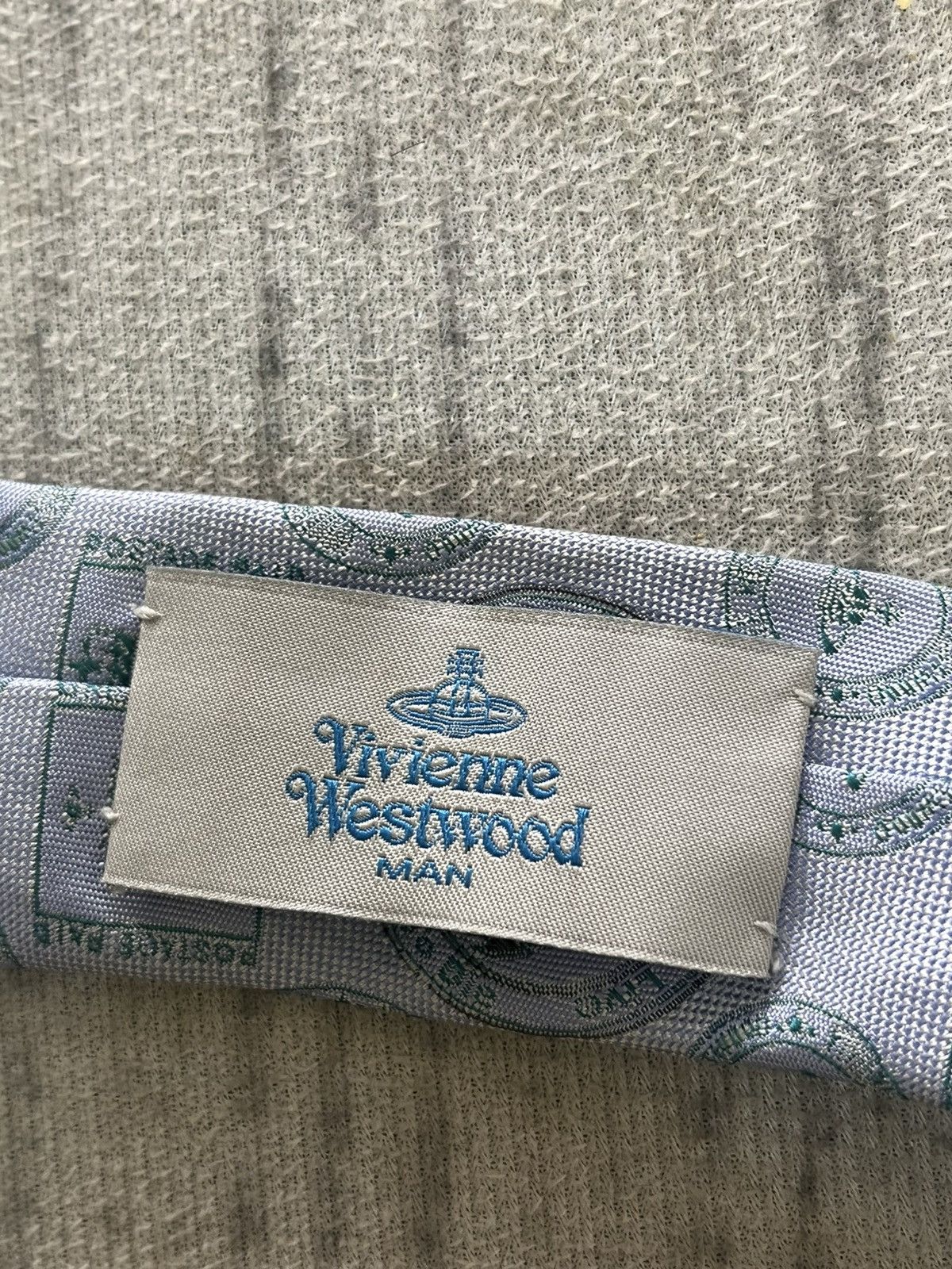 Vivienne Westwood Vintage 80s vivienne westwood monogram tie Size ONE SIZE - 4 Thumbnail