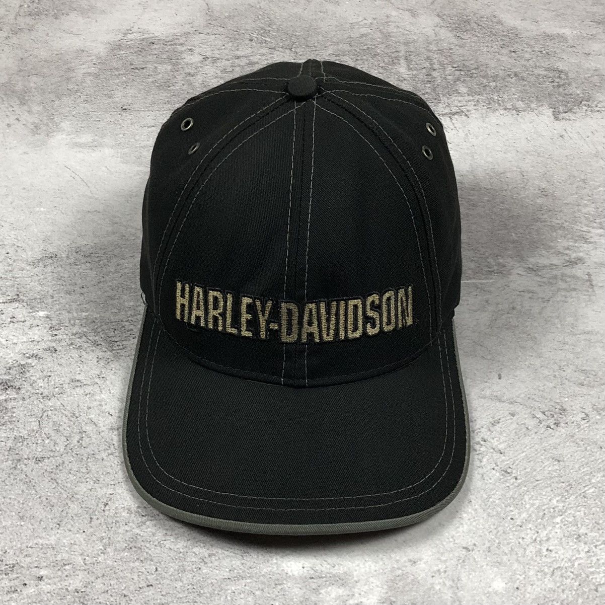 Harley Davidson Vintage Harley-Davidson USA Cap Size ONE SIZE - 2 Thumbnail