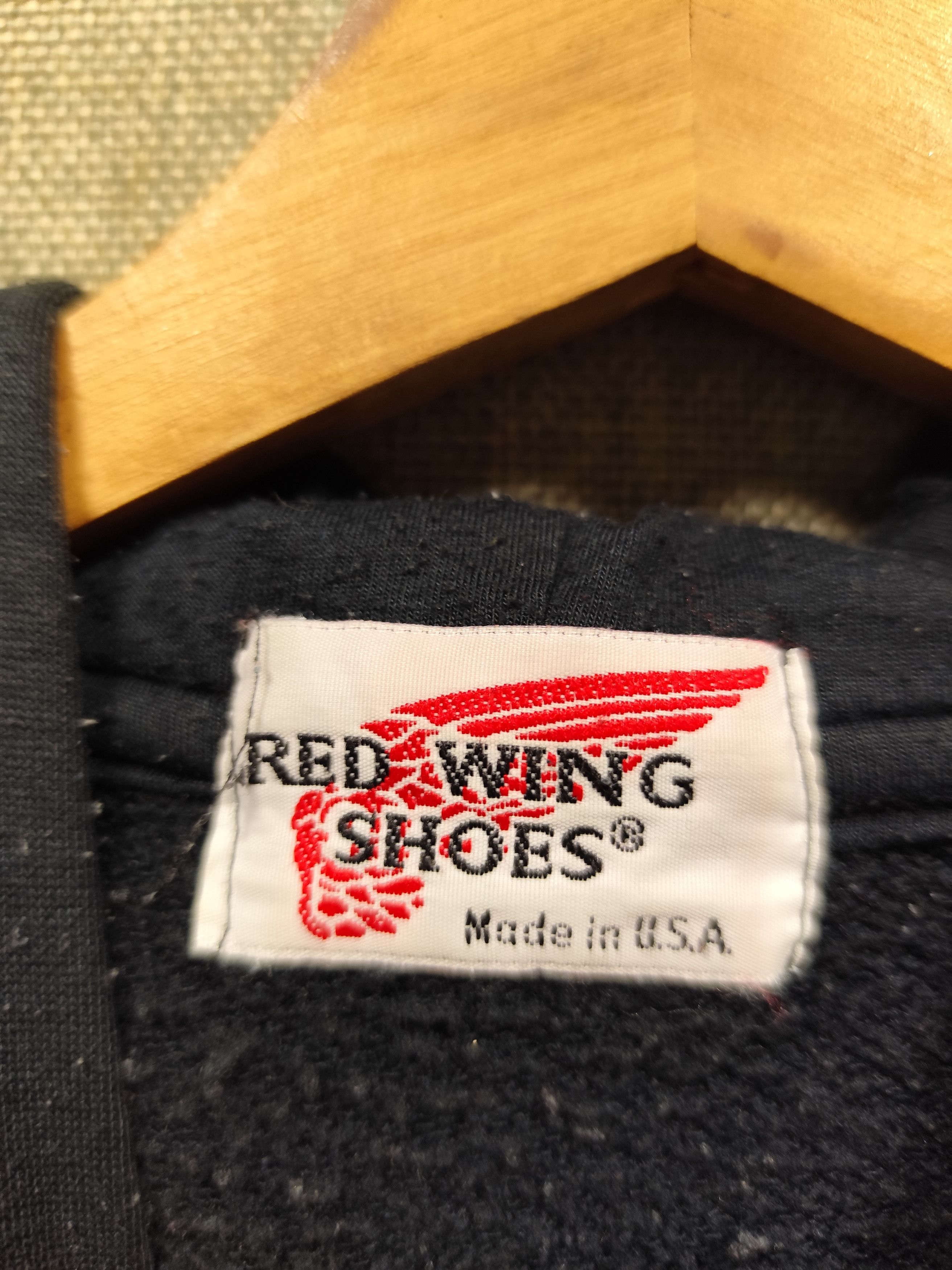 Red Wing Vintage 90s sweatshirt hoodie red wing shoes Size US M / EU 48-50 / 2 - 4 Thumbnail