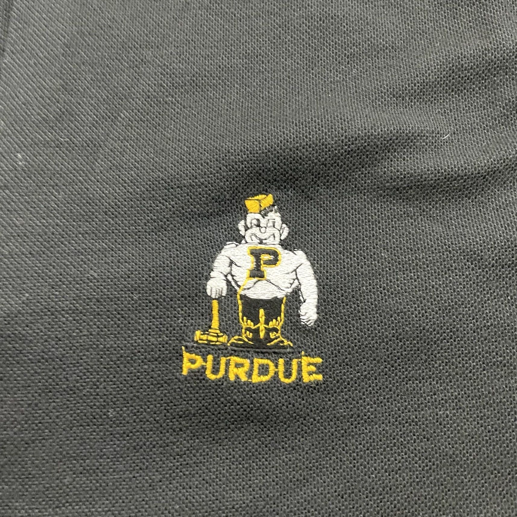 Vintage VINTAGE Scuca Purdue Boilermakers Short Sleeve Polo Shirt M Black Mens Polo Shirt Size US M / EU 48-50 / 2 - 2 Thumbnail