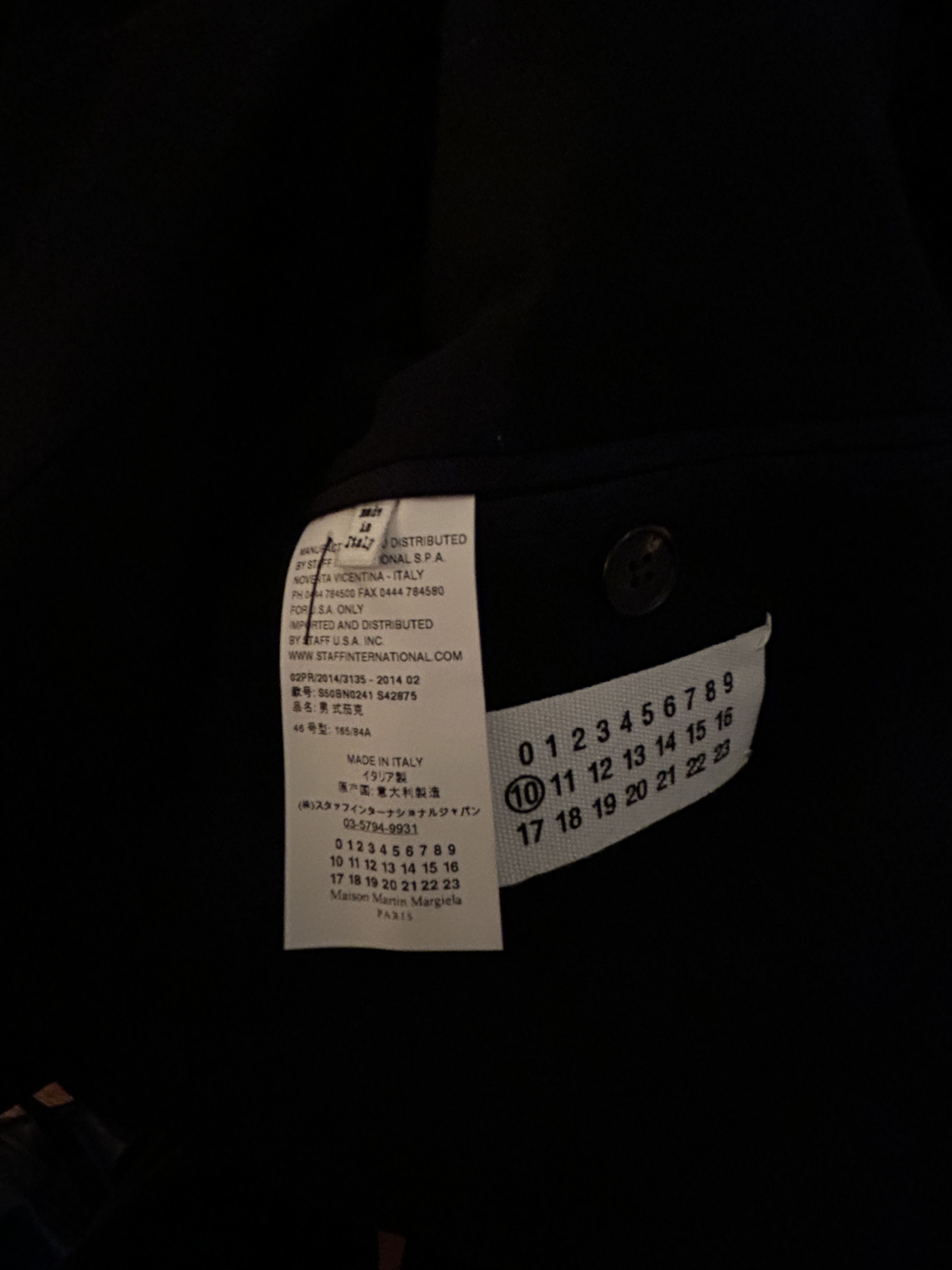 Maison Margiela Rare Painted Lapel Blazer Size 46S - 7 Thumbnail