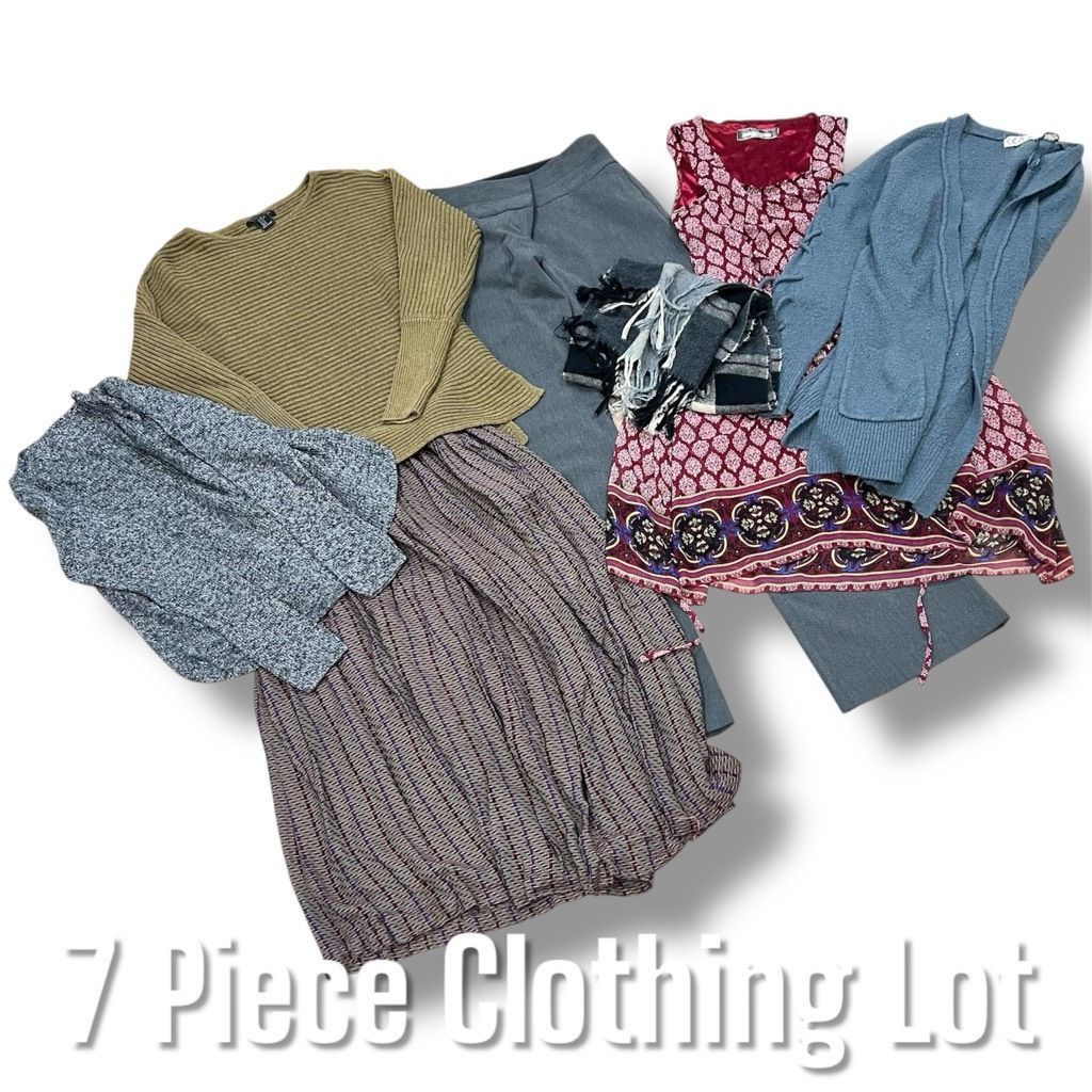 Rachel Zoe 7 Piece Clothing Lot: Rachel Zoe, Other Ways Vintage, Express, Paper Plane XS-M Size XS / US 0-2 / IT 36-38 - 1 Thumbnail