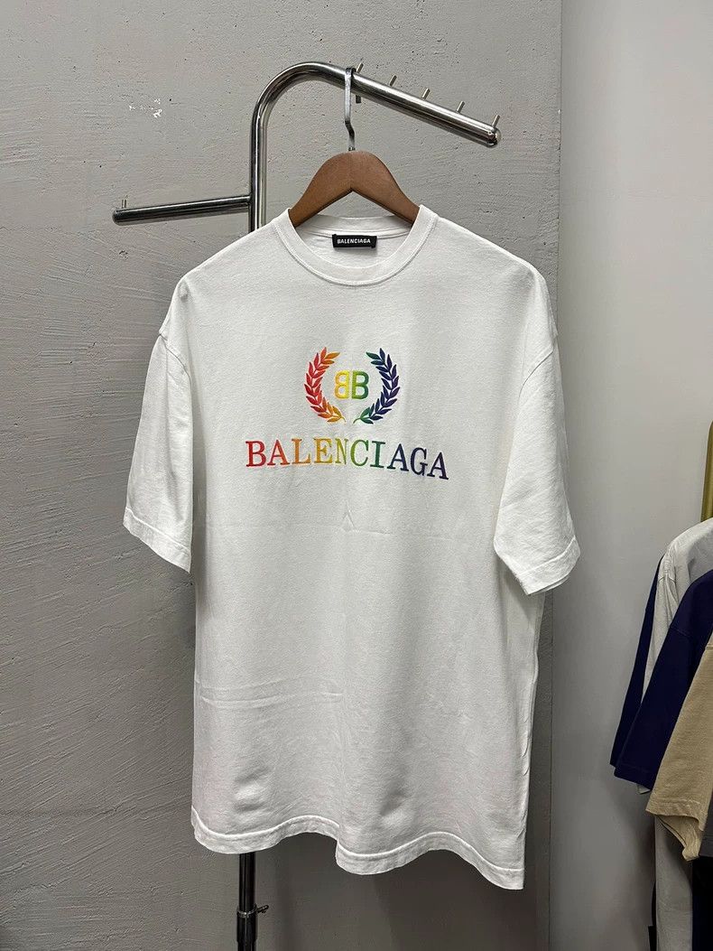 Balenciaga Balenciaga Rainbow wheat ear short sleeve Size US XS / EU 42 / 0 - 1 Thumbnail