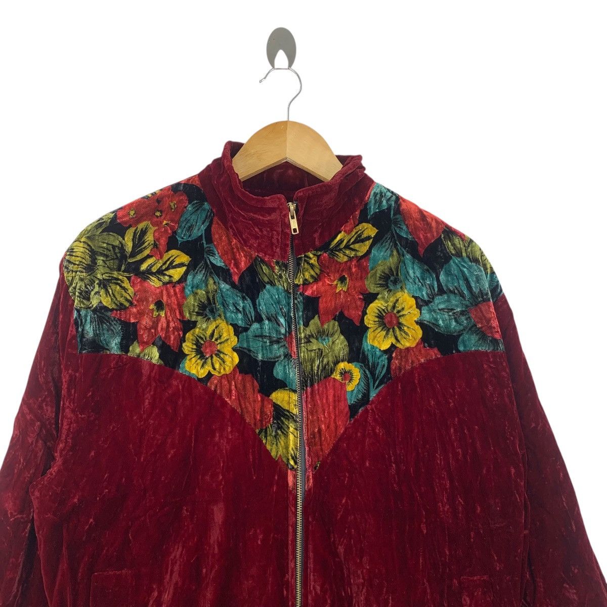 Vintage Vintage YUN FASHION JAPAN Floral Sukajan Bomber Jacket Size M / US 6-8 / IT 42-44 - 6 Thumbnail