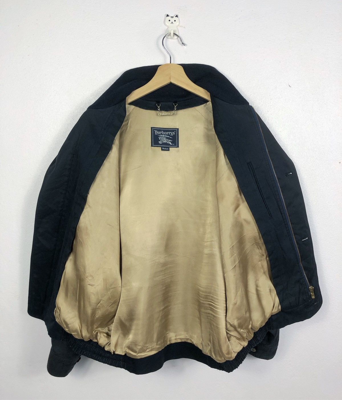 Burberry × Burberry Prorsum × Vintage Rare Vintage Burberrys Bomber Jacket Size US M / EU 48-50 / 2 - 8 Thumbnail