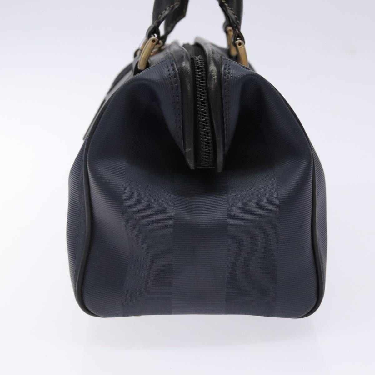Fendi FENDI Pecan Canvas Hand Bag Navy Gold Size ONE SIZE - 5 Thumbnail
