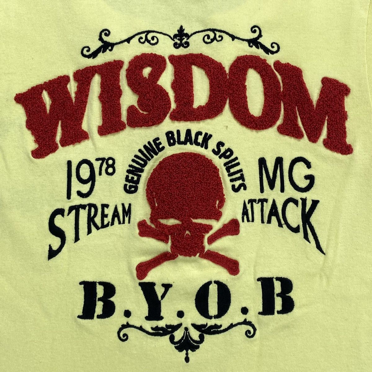 Japanese Brand Real Masters Skulls Wisdom Aflacttion Lgb Style Button Tee Size US S / EU 44-46 / 1 - 3 Thumbnail