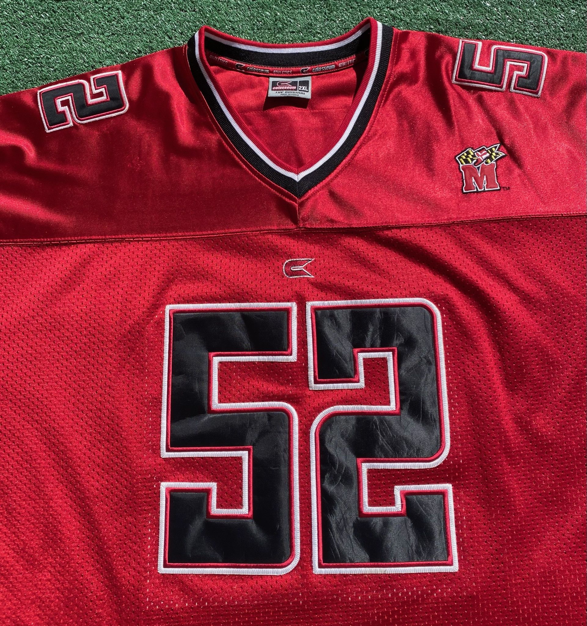 Colosseum Athletics Y2K Maryland Terrapins Stitched Football Jersey 2XL Tall Size US XXL / EU 58 / 5 - 3 Thumbnail