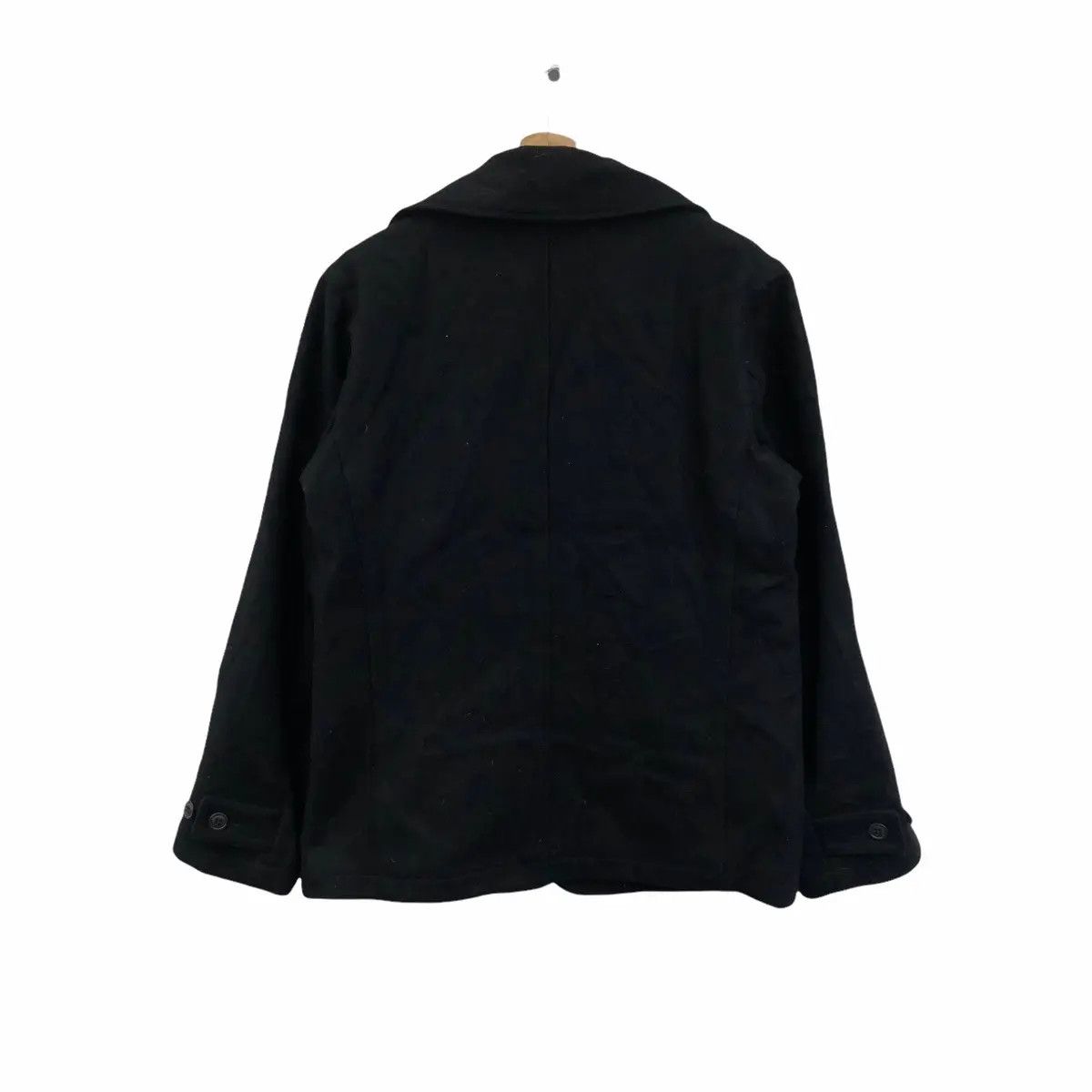SHIPS Vtg SHIPS JAPAN DESIGNER Minimalist Parka Wool Coat Jacket Size M / US 6-8 / IT 42-44 - 2 Thumbnail