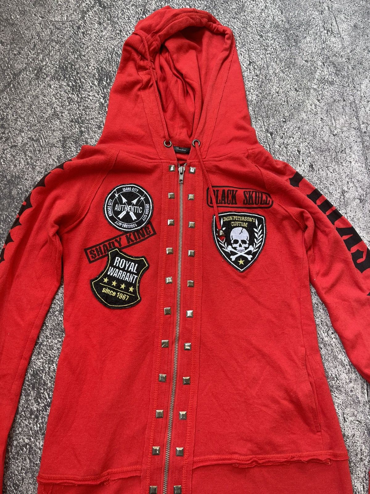 Japanese Brand Y2k Sky Bomber skull ifsixwasnine zip Hoodie Size US M / EU 48-50 / 2 - 1 Thumbnail