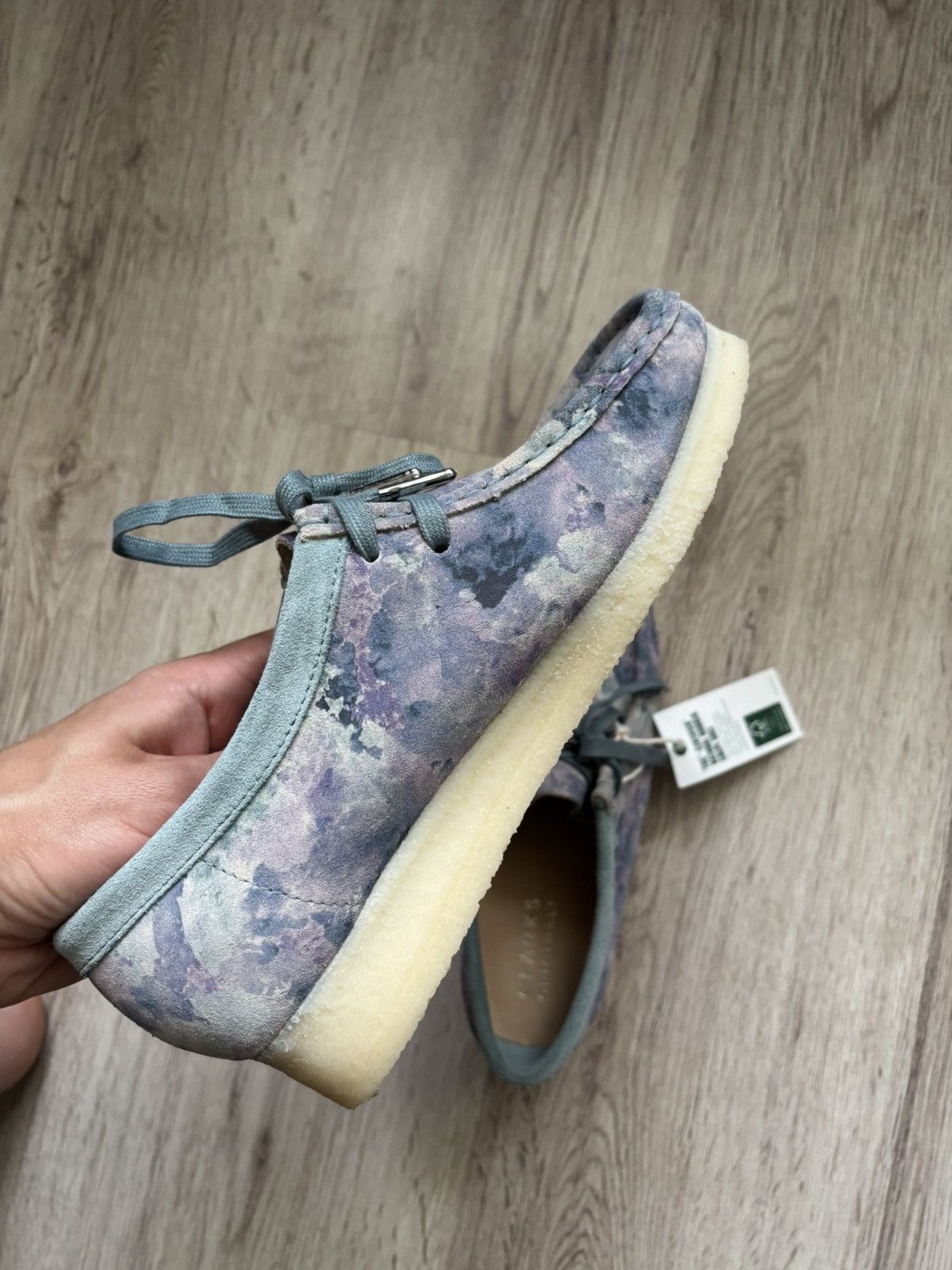 Clarks Clarks Wallabee floral multicolor print leather Size US 8.5 / IT 38.5 - 16 Thumbnail