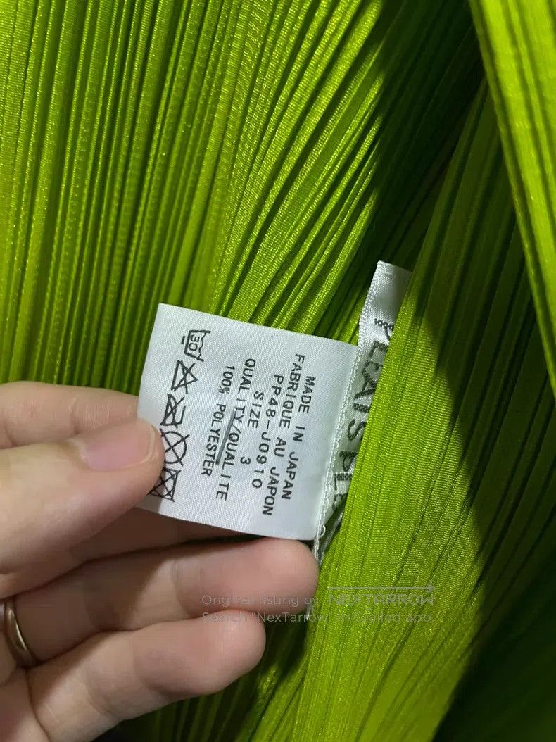 Issey Miyake Issey Miyake Fruit Green Cardigan Size XL / US 12-14 / IT 48-50 - 8 Thumbnail