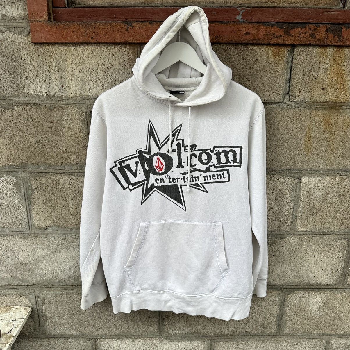 VTG Mans Volcom Hoodie Crazy Fit Y2K 00s USA Fitted SK8