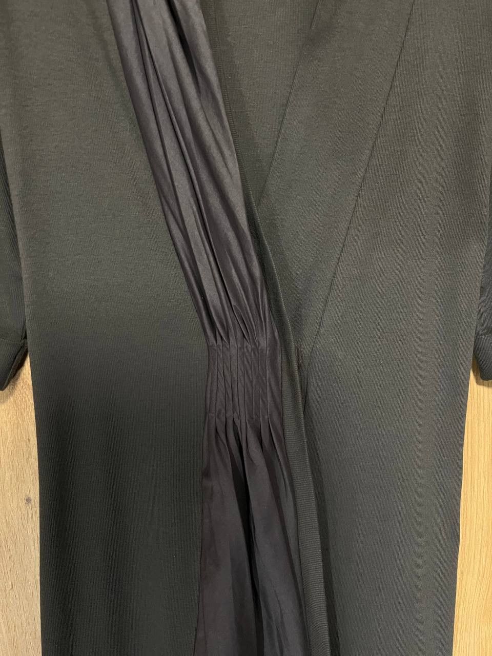 Brunello Cucinelli Brunello Cucinelli Gray Cotton Short Sleeve Top Midi Dress Size L / US 10 / IT 46 - 10 Thumbnail