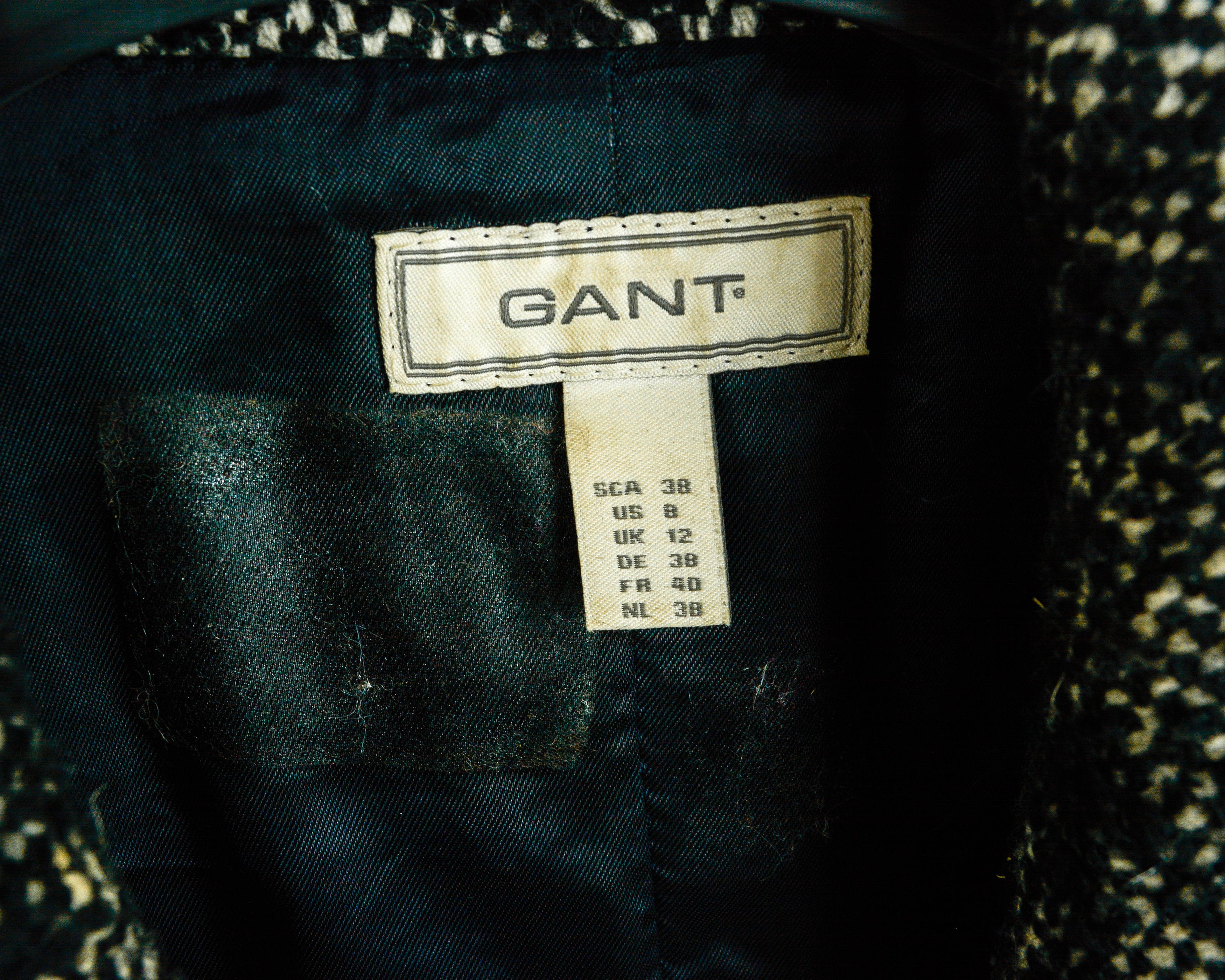 Gant Women M Jacket Blazer Double Breasted Coat Elbow Tweed Size M / US 6-8 / IT 42-44 - 3 Thumbnail