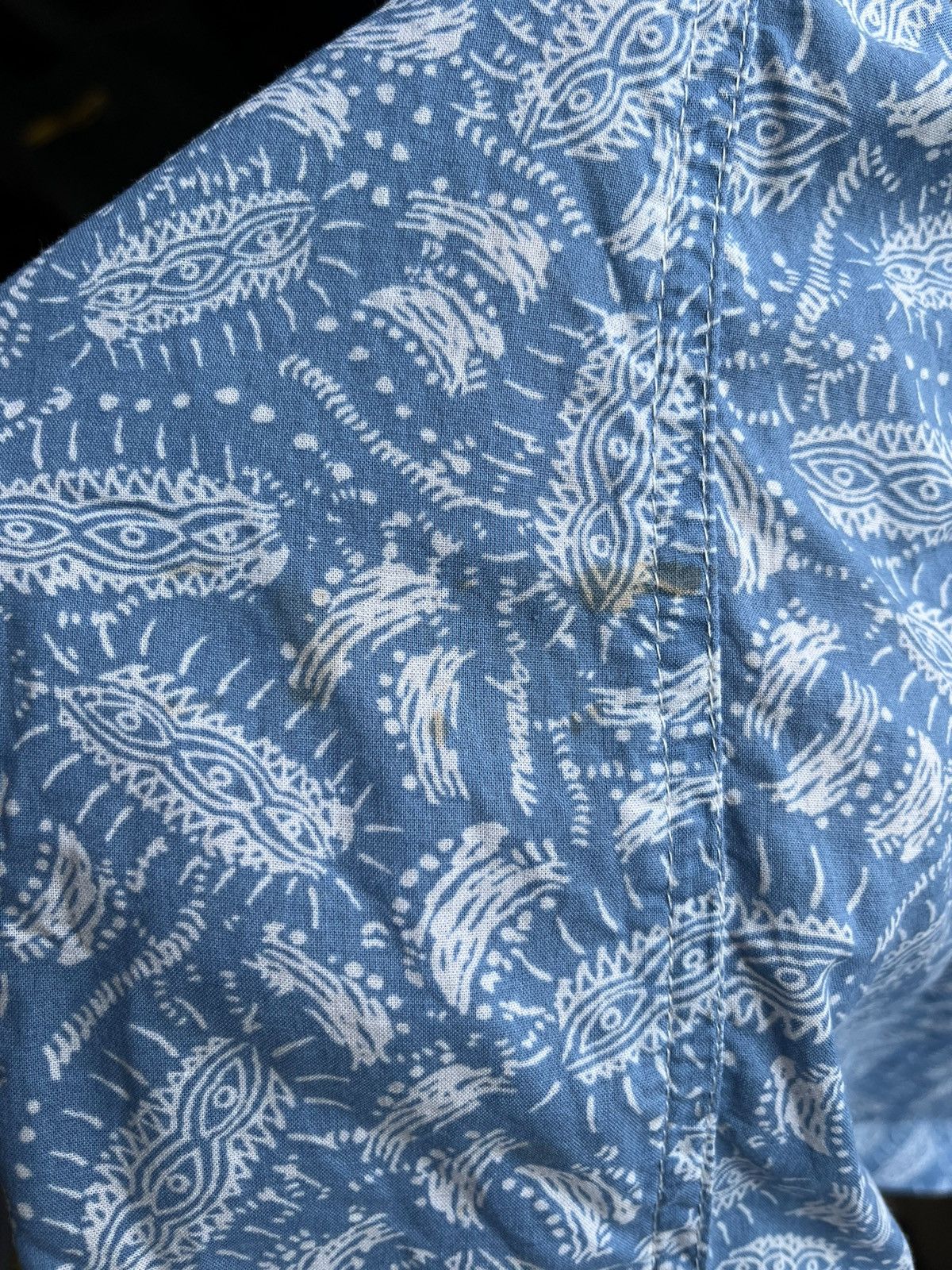 Mambo MAMBO Australia Men Blue Hawaiian Printed Button Up Shirt Size US L / EU 52-54 / 3 - 17 Thumbnail