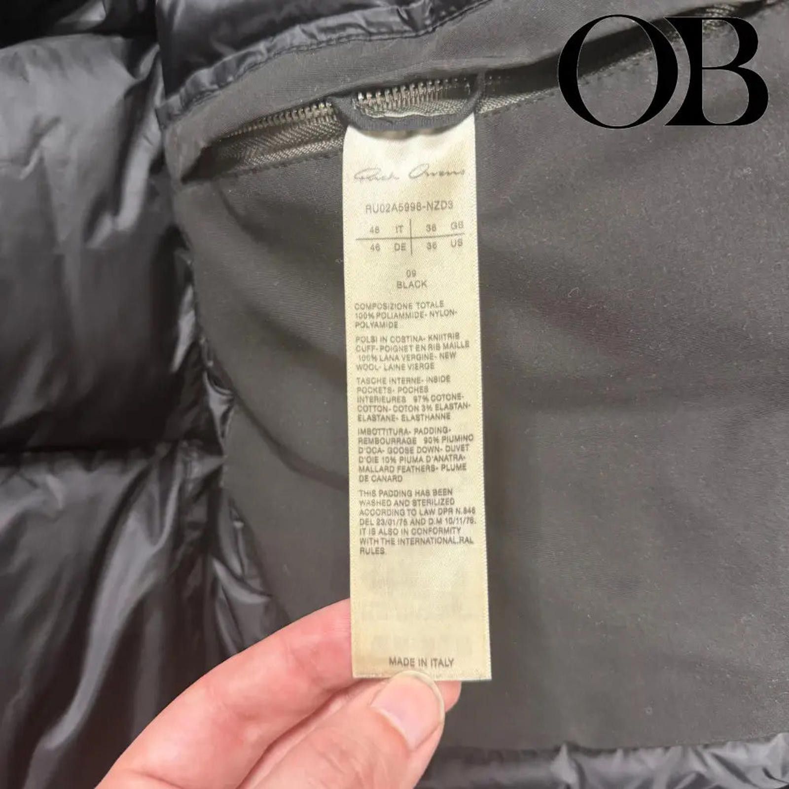 Rick Owens Rick Owens Gethsemane Puffer Coat Size US S / EU 44-46 / 1 - 6 Thumbnail