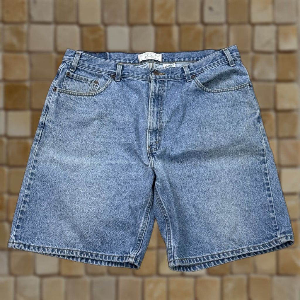 Vintage VINTAGE Levi Strauss Signature Denim Shorts Men’s Size 40 Bermuda Relaxed Fit Brown 9" Inseam Mens Size US 40 / EU 56 - 1 Thumbnail