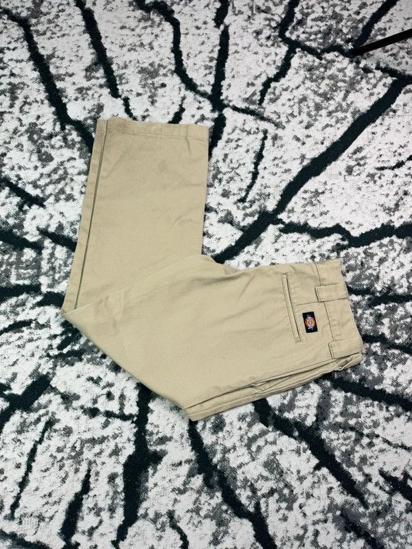 Dickies Dickies Beige Logo Chino Pants 29 x 30 Skate Size US 29 - 2 Thumbnail