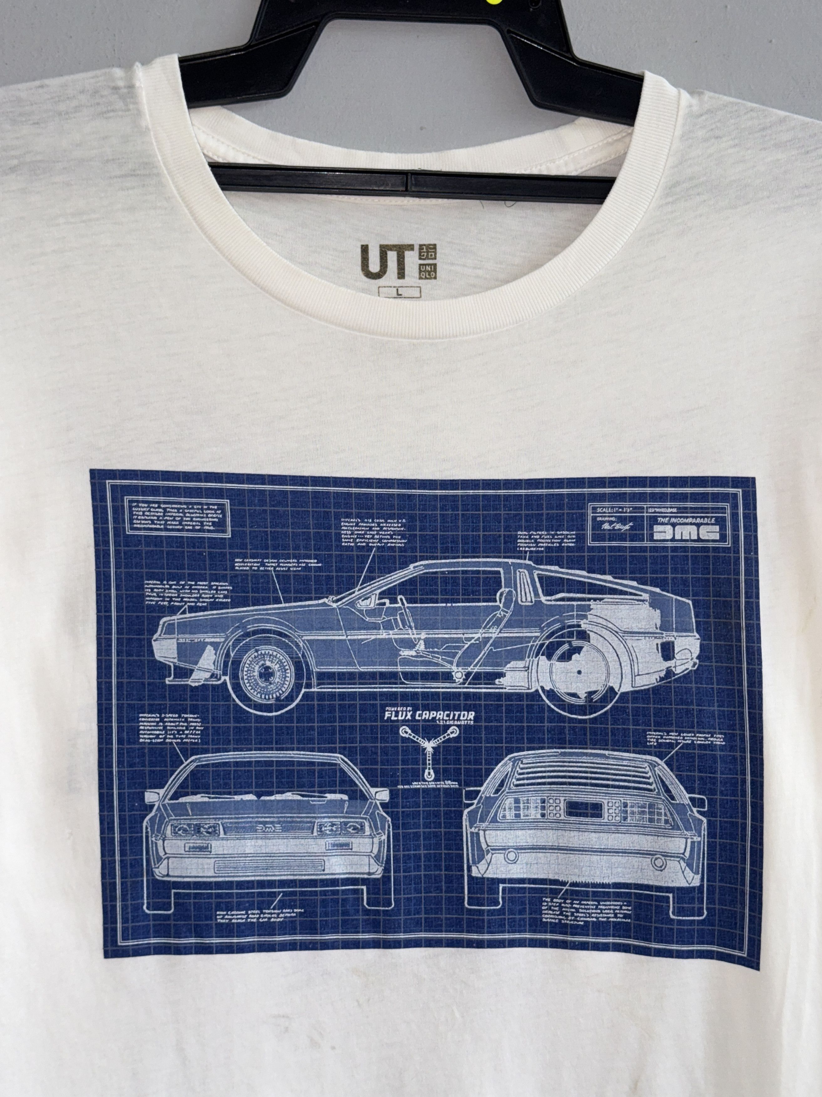 Uniqlo Back To The Future Movie T-Shirt Size US M / EU 48-50 / 2 - 2 Thumbnail