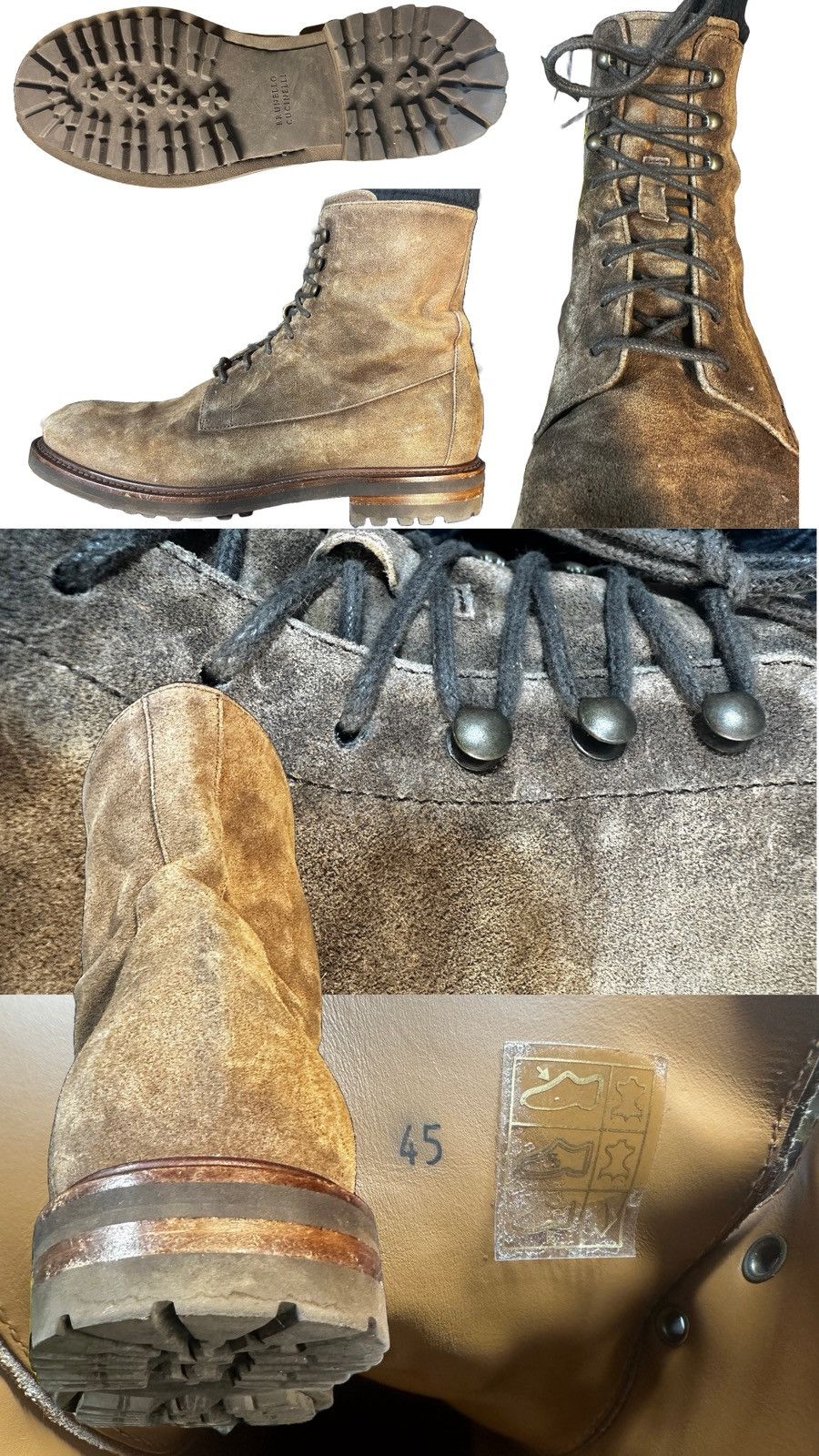 Brunello Cucinelli Rare Size 45 Brunello Cucinelli Boots – Timeless Build Size US 12 / EU 45 - 6 Thumbnail