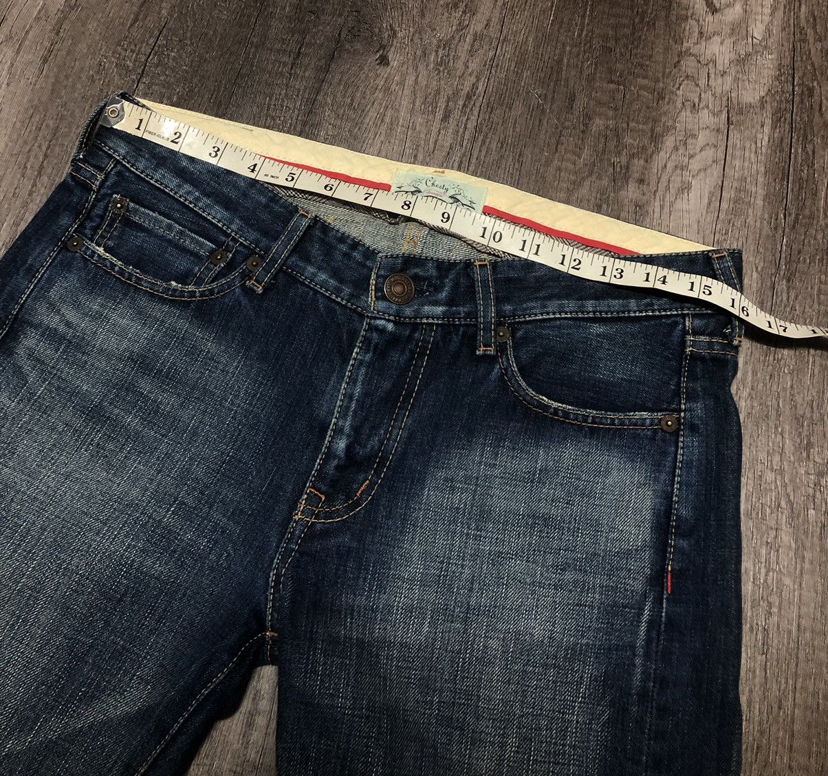 Designer × Japanese Brand × Vintage Vintage Chesty Buckle Back Denim Jeans Japanese Brand Size US 32 / EU 48 - 7 Thumbnail