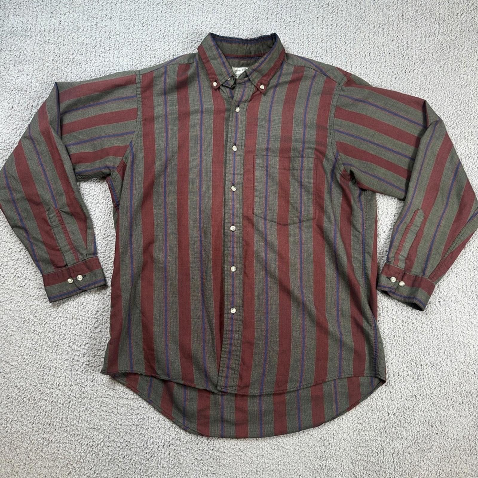 Other Vintage Sears Roebuck and Co Mens Striped Button Down Shirt Size US L / EU 52-54 / 3 - 1 Thumbnail
