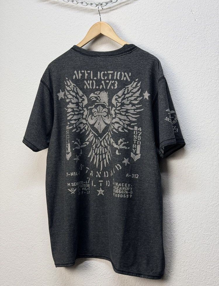 Affliction Affliction Vintage Reversible Double Skull T Shirt Size US XL / EU 56 / 4 - 10 Thumbnail