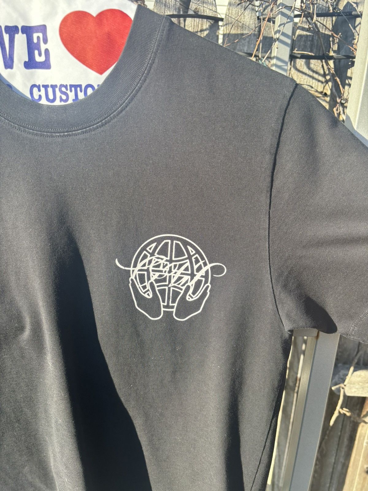 Off-White Offwhite hands over arrows tee black/white Size US S / EU 44-46 / 1 - 6 Thumbnail