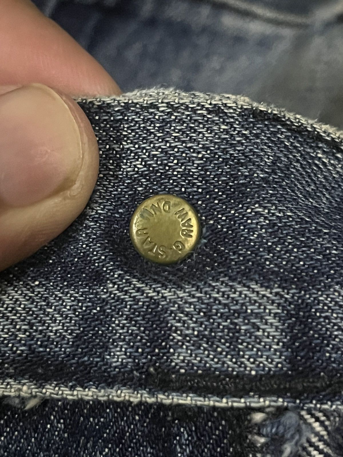 G-Star Vintage G Star Raw Blue Washed Cargo Ripped Distressed Jeans Size US 30 / EU 46 - 10 Thumbnail