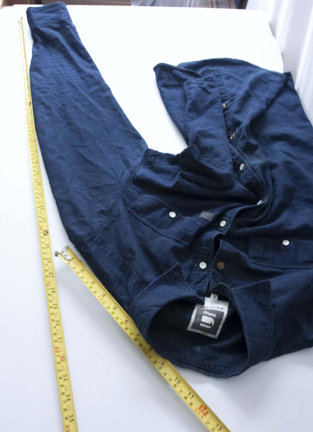 G-Star G Star Shirt Snap Button Size L /XL Dark Blue Size US XL / EU 56 / 4 - 6 Thumbnail