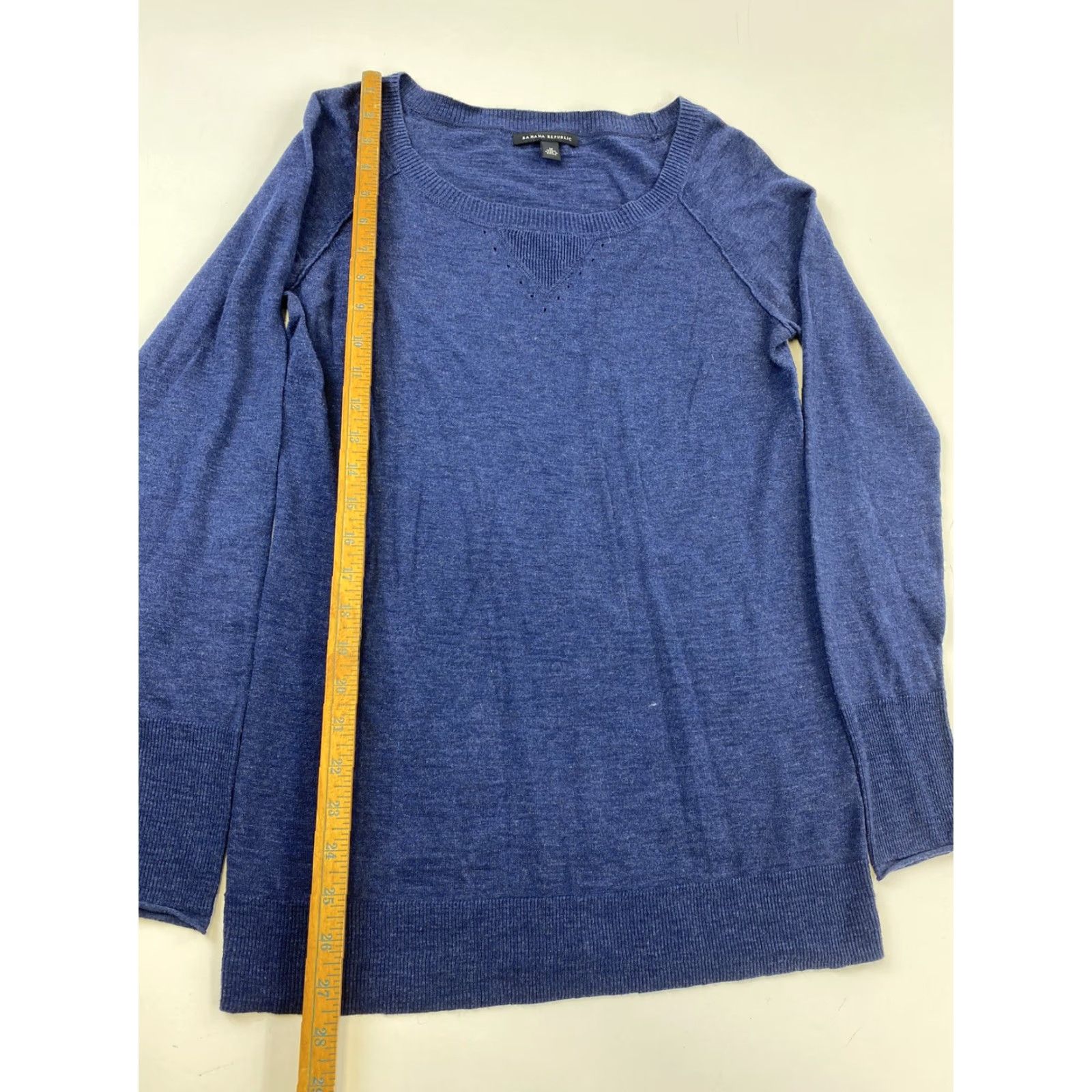 Banana Republic Banana Republic Sweater Womens Medium Blue M Pullover Womens Blue Size M / US 6-8 / IT 42-44 - 4 Thumbnail