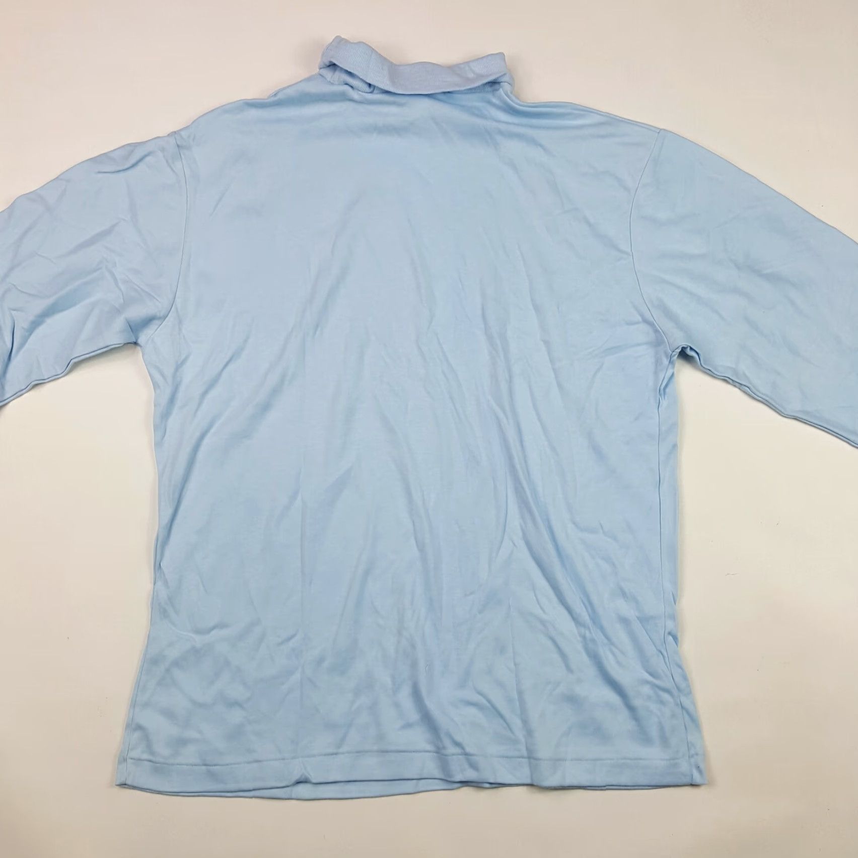 Vintage VINTAGE Vecci T-Shirt Shirt Mens XL Mock Neck Long Sleeve Sky Blue 80s Retro USA Made Graphic Print All Seasons Blue Size US XL / EU 56 / 4 - 5 Thumbnail