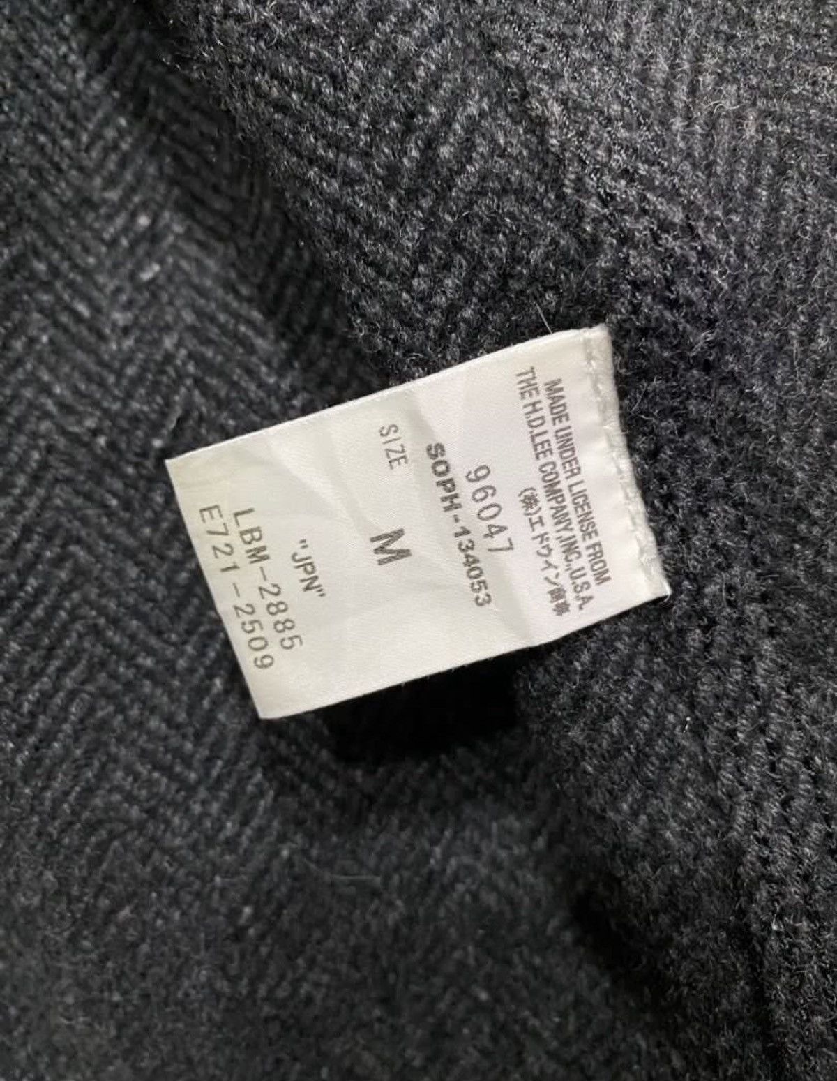 Sophnet. Sophnet x Lee Union Made Wool Herringbone Coat Jacket Size US M / EU 48-50 / 2 - 10 Thumbnail