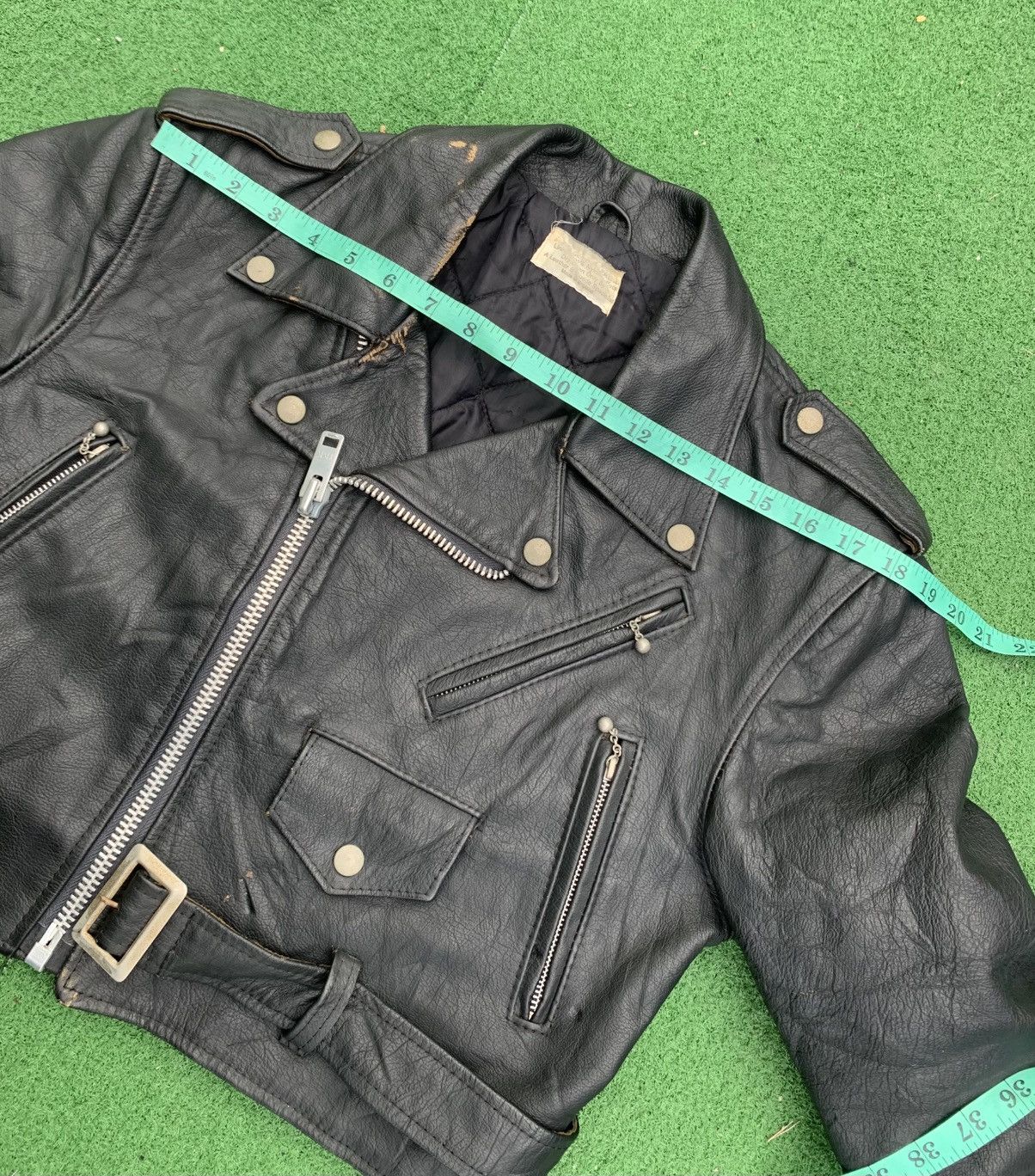 Genuine Leather VINTAGE TRUE DOUBLE COLLAR LEATHER JACKET Size US M / EU 48-50 / 2 - 13 Thumbnail