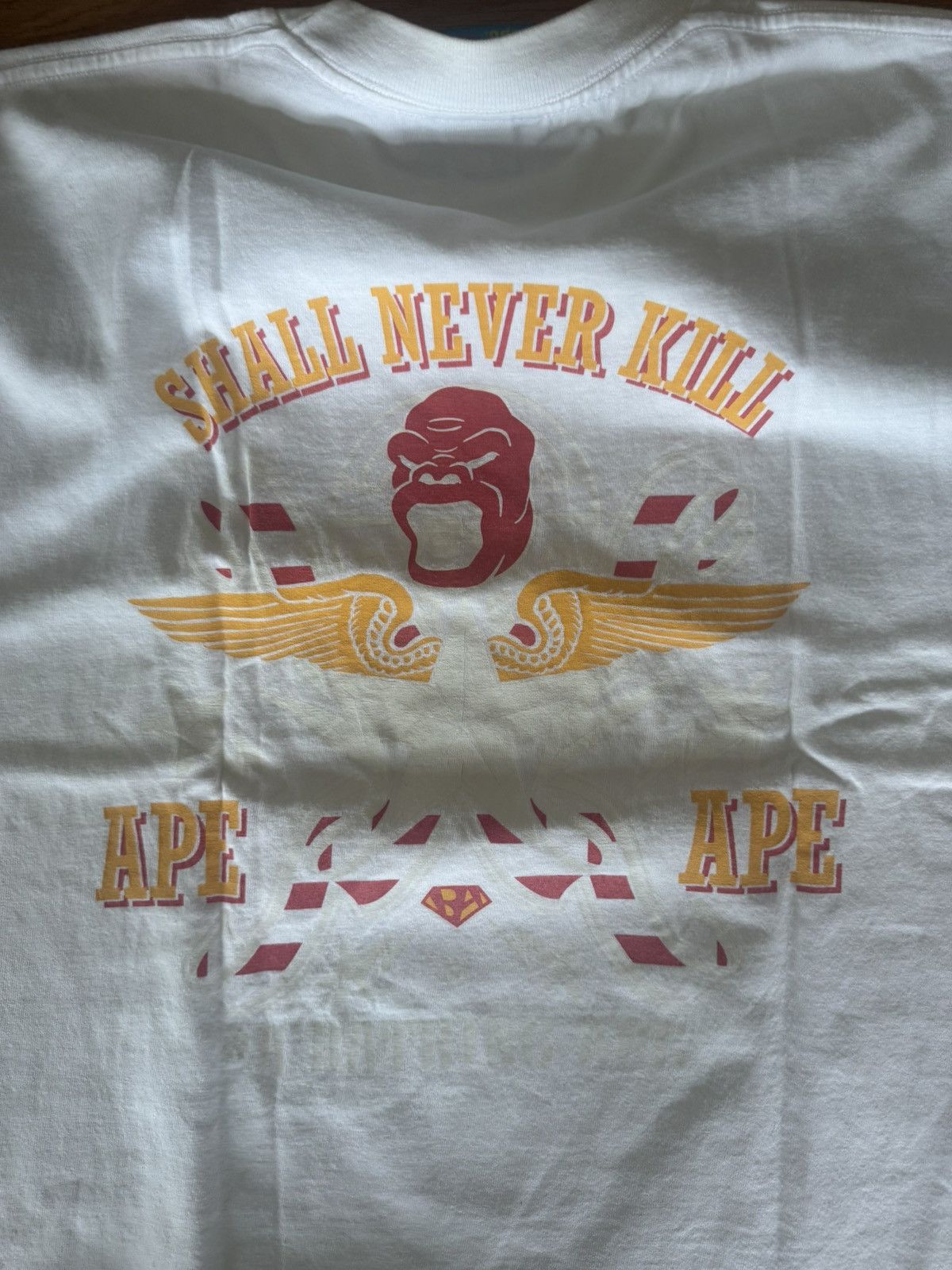 Bape 2000s Bape ASNKA backhit tee Size US L / EU 52-54 / 3 - 7 Thumbnail