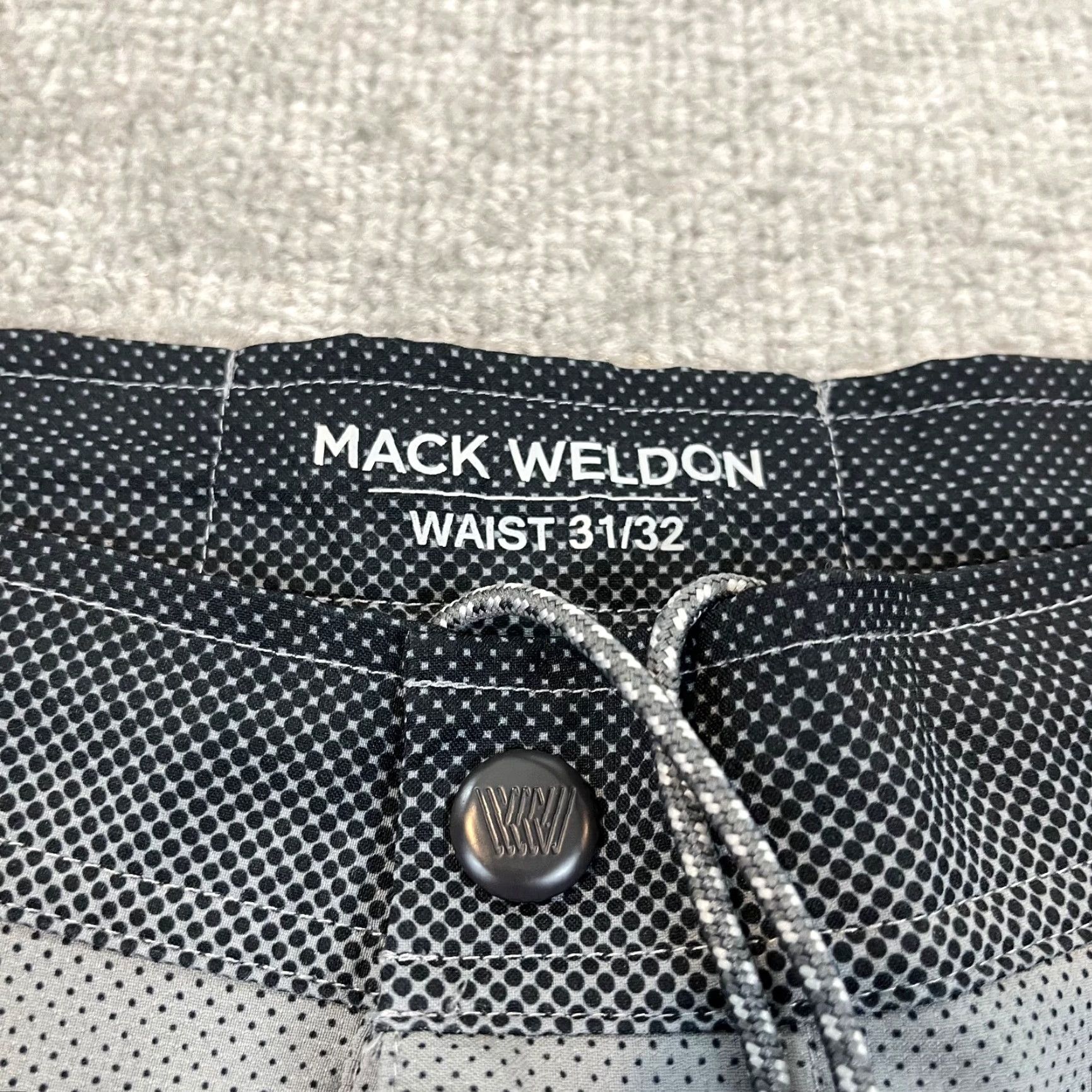 Vintage MACK WELDON Swim Trunks Mens 32 Grey Board Shorts Unlined 8" 31/32 Bathing Suit Beach Outdoor Sports Mens Size US 32 / EU 48 - 2 Thumbnail