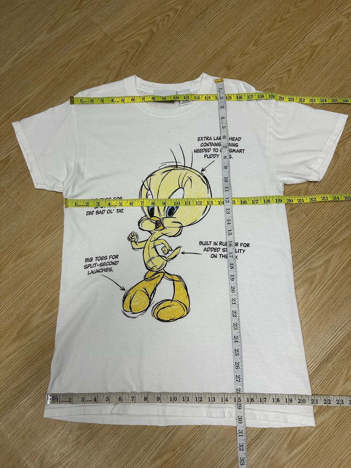 Warner Bros Tweety Warner Bros Vintage Tshirt A544 Size US M / EU 48-50 / 2 - 6 Thumbnail