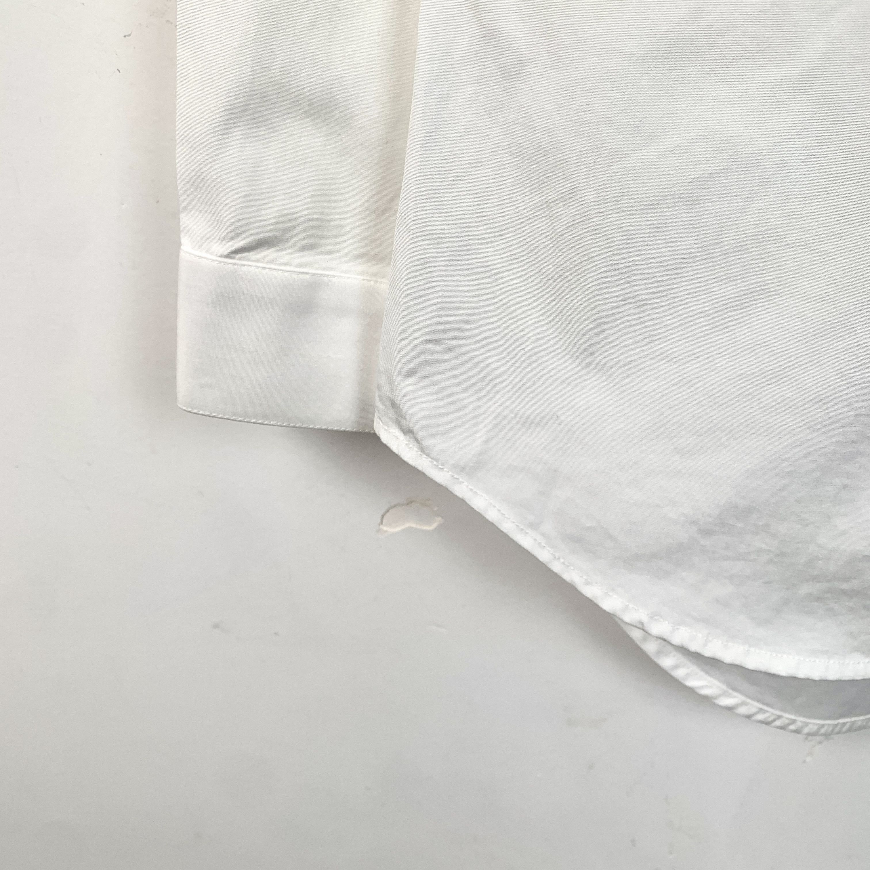Dior Dior White Striped Panel Long-Sleeve Shirt (Size 37) Size XS / US 0-2 / IT 36-38 - 6 Thumbnail