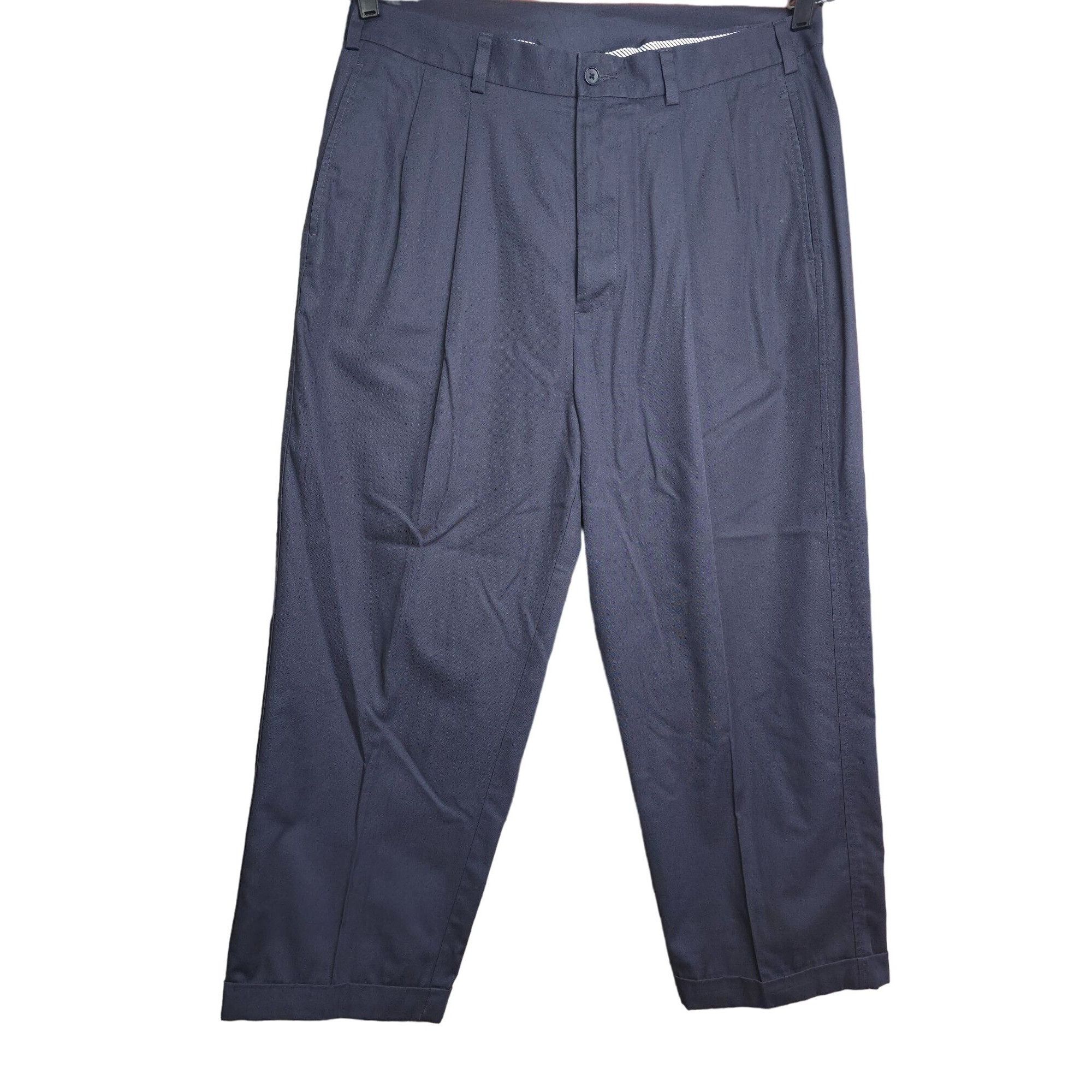 Daniel Cremieux Daniel Cremieux Mens definitive Pant Salon 100% Cotton Pants Size 36R - 1 Thumbnail