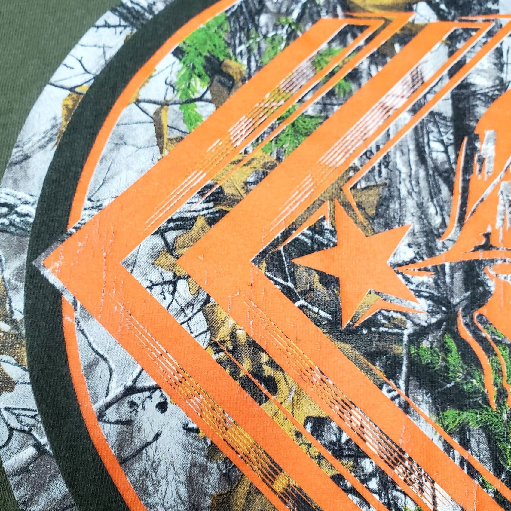 Metal Mulisha VINTAGE Metal Mulisha Shirt Mens Large Green Orange Camo Skull Y2K Motocross Grunge MMA Size US L / EU 52-54 / 3 - 4 Thumbnail