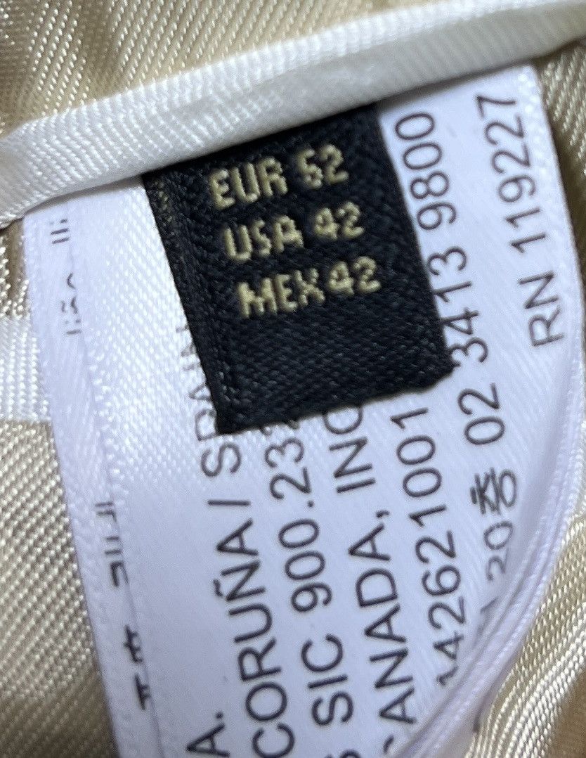Massimo Dutti Brand new Massimo Dutti extra fine linen beige blazer Size 52L - 4 Thumbnail