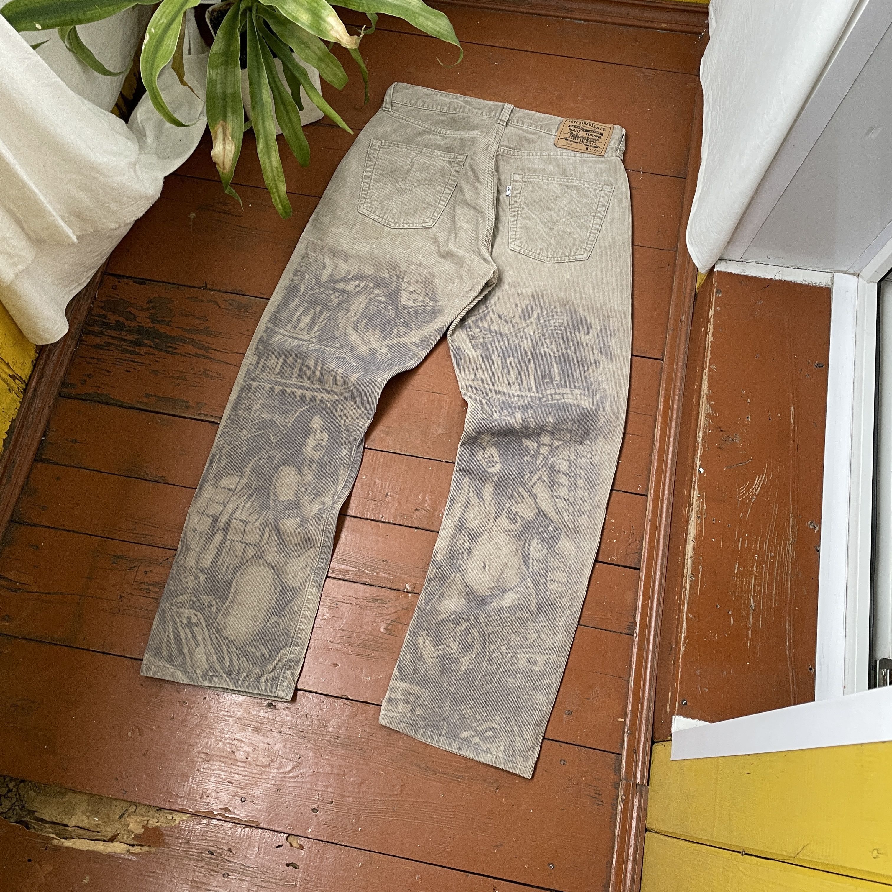 Levi's Custom Levi's Pants art faded y2k opium faded distressed Size US 31 - 1 Thumbnail