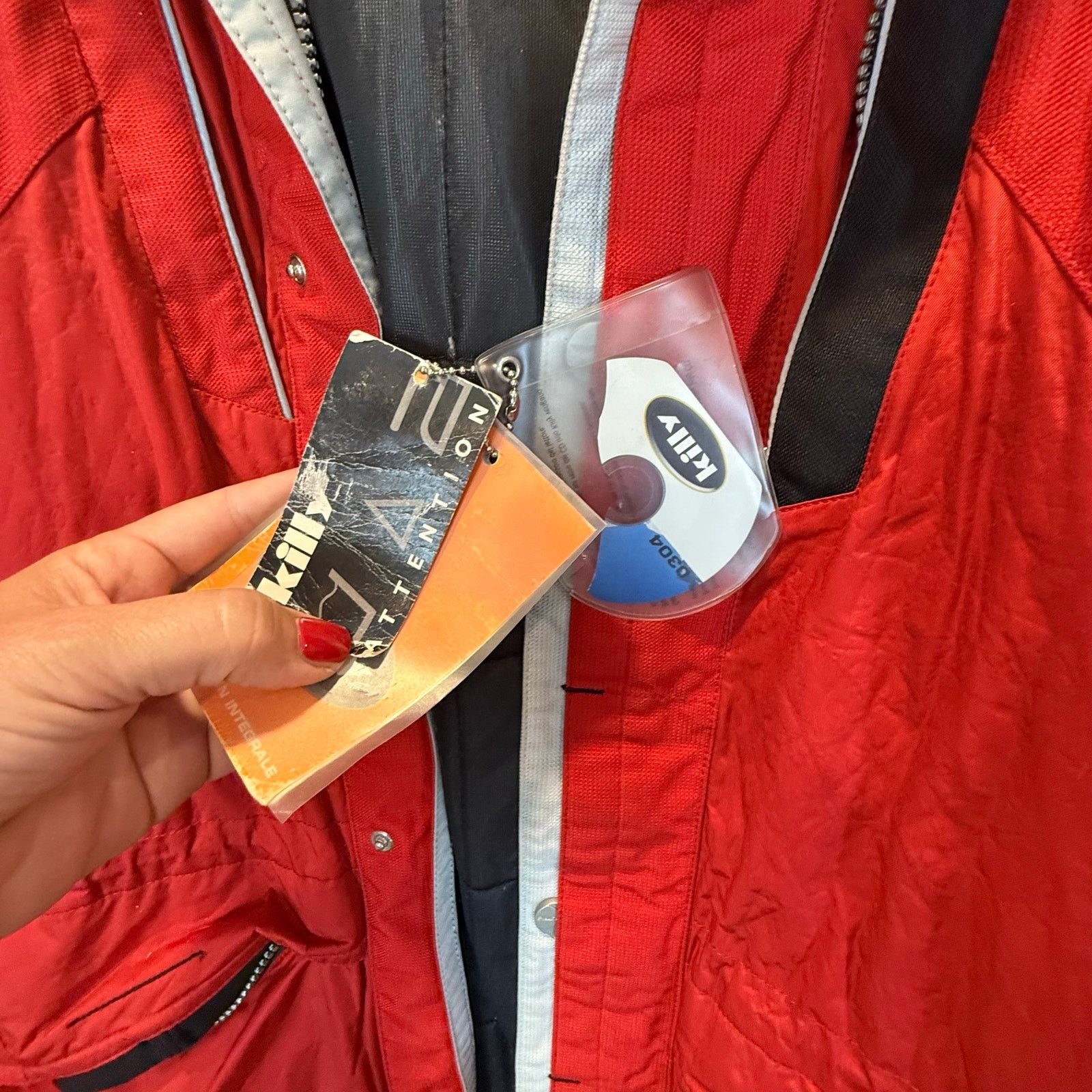Other Killy AWT Red Ski Jacket Coat Parka Men 42 Y2K Retro Vintage Size US XL / EU 56 / 4 - 14 Thumbnail
