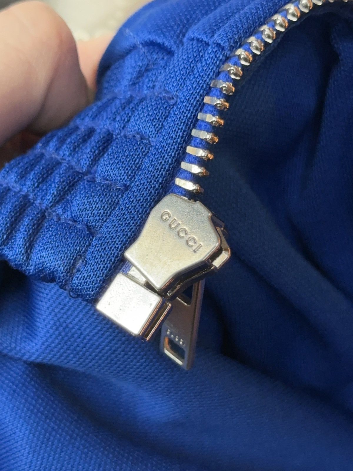 Adidas × Gucci Gucci x Adidas Blue Jersey Jacket Size US M / EU 48-50 / 2 - 19 Thumbnail