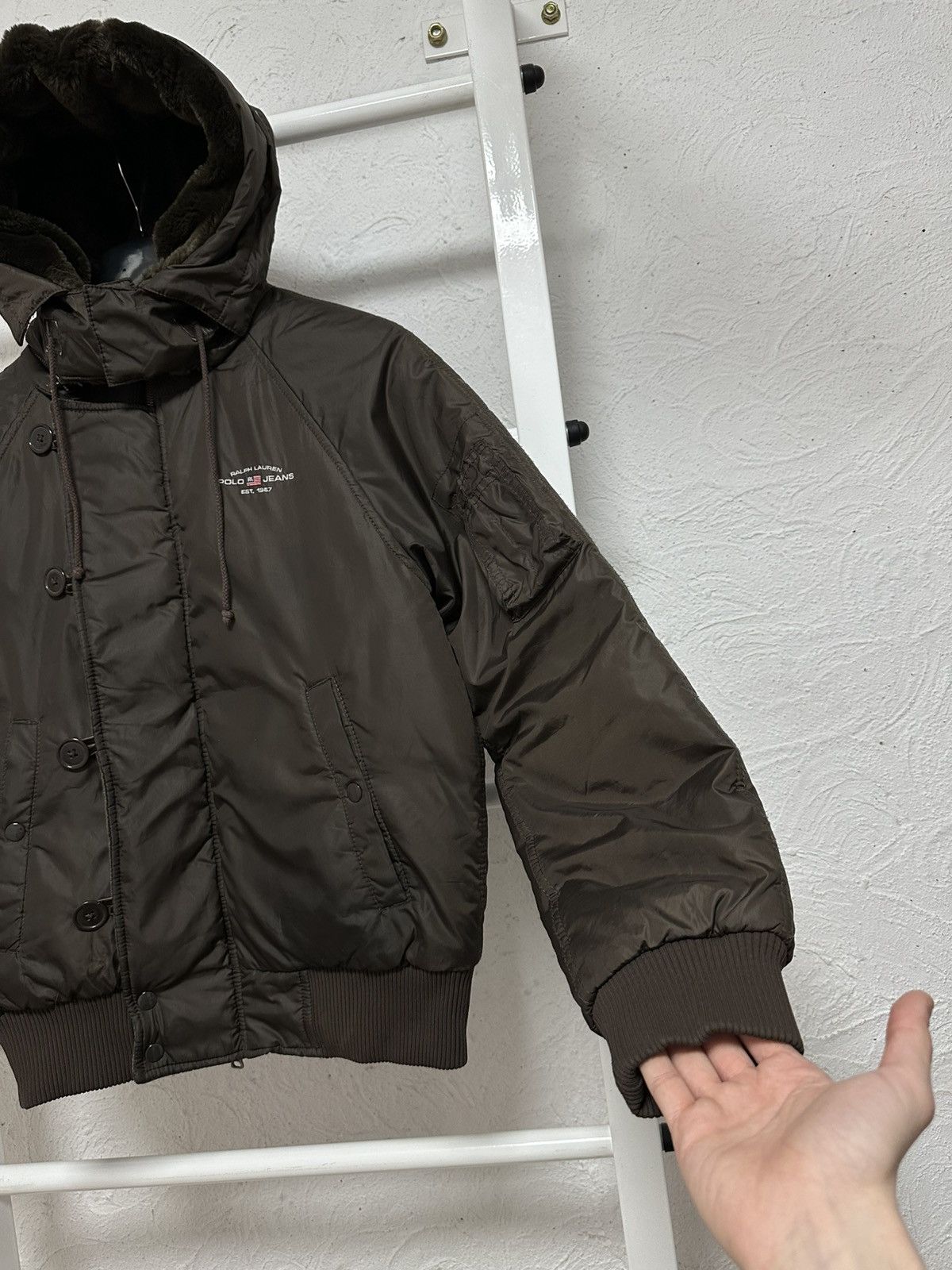 Polo Ralph Lauren Y2K Polo Ralph Lauren Women’s Bomber Jacket M Size | Vintage Size M / US 6-8 / IT 42-44 - 5 Thumbnail