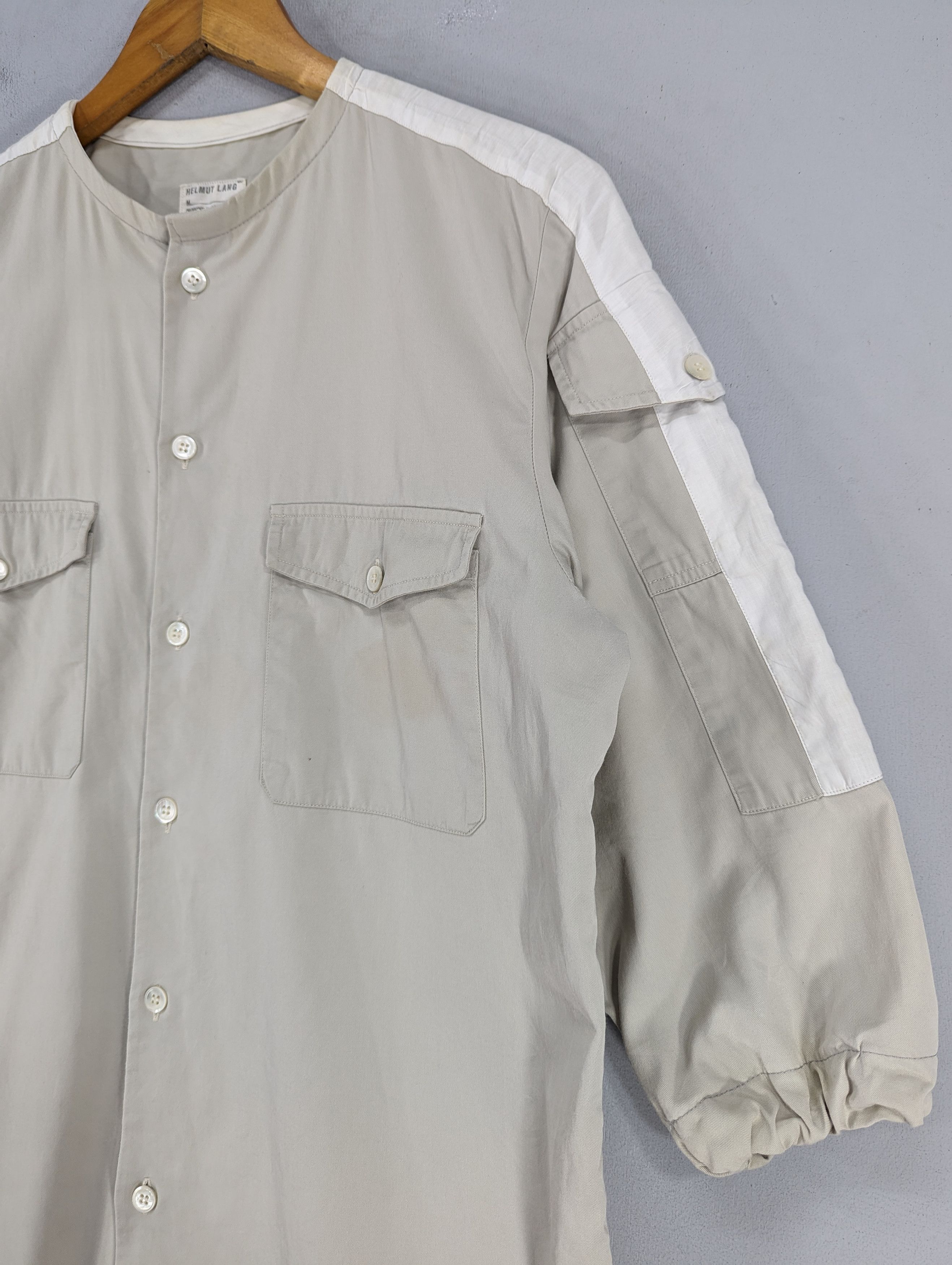 Helmut Lang 🔥Vintage 1998 Helmut Lang Button Ups Shirt Size US M / EU 48-50 / 2 - 4 Thumbnail