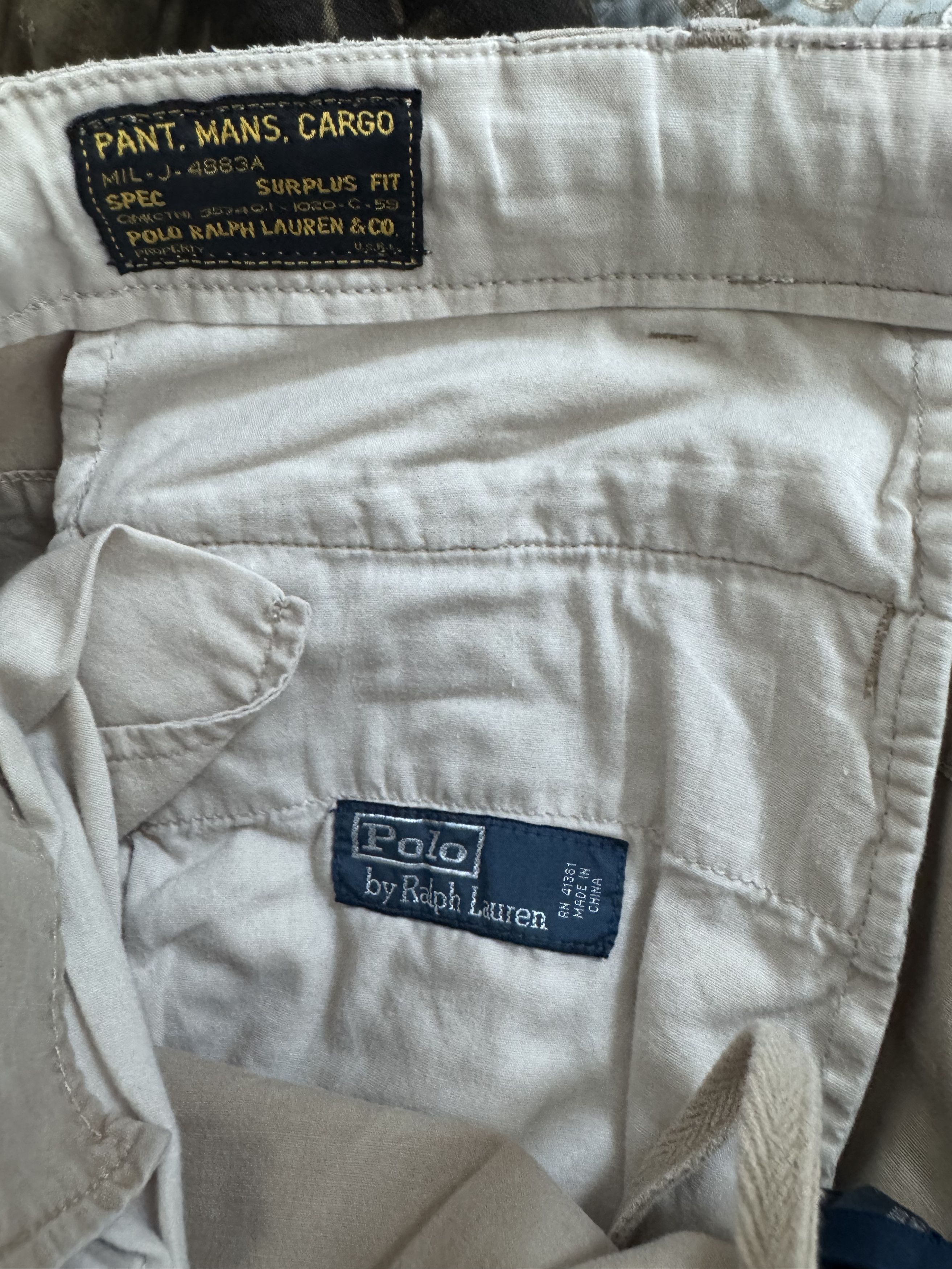 Polo Ralph Lauren Vintage Ralph Lauren Tactical Cargo Pants Size US 36 / EU 52 - 5 Thumbnail