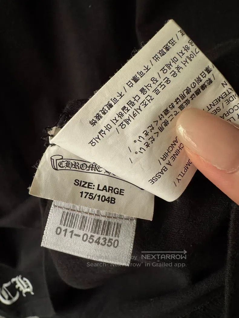 Chrome Hearts CHROME HEARTS Five-pointed star and Sanskrit black short-s Size US L / EU 52-54 / 3 - 4 Thumbnail